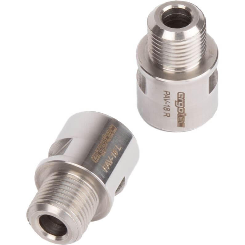 Ergotec pedaal asverlenger zilver