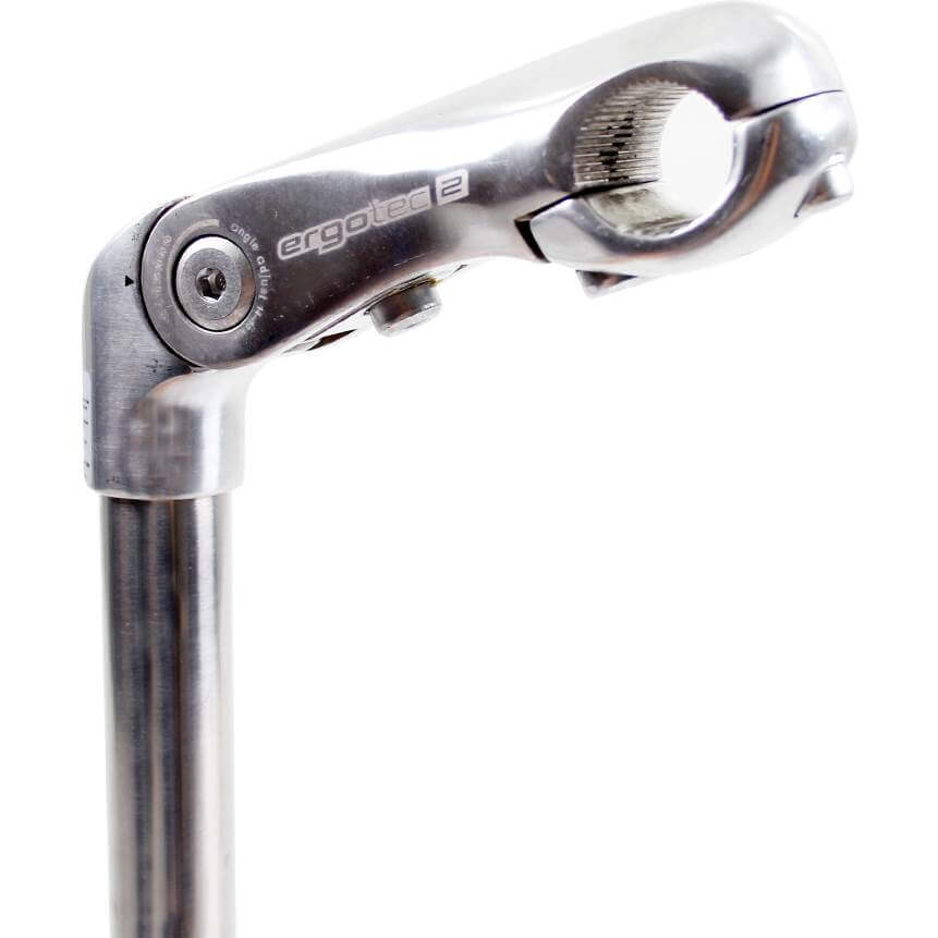 Ergotec stuurpen Kobra Vario tube 25.4/110 rvs/zilver