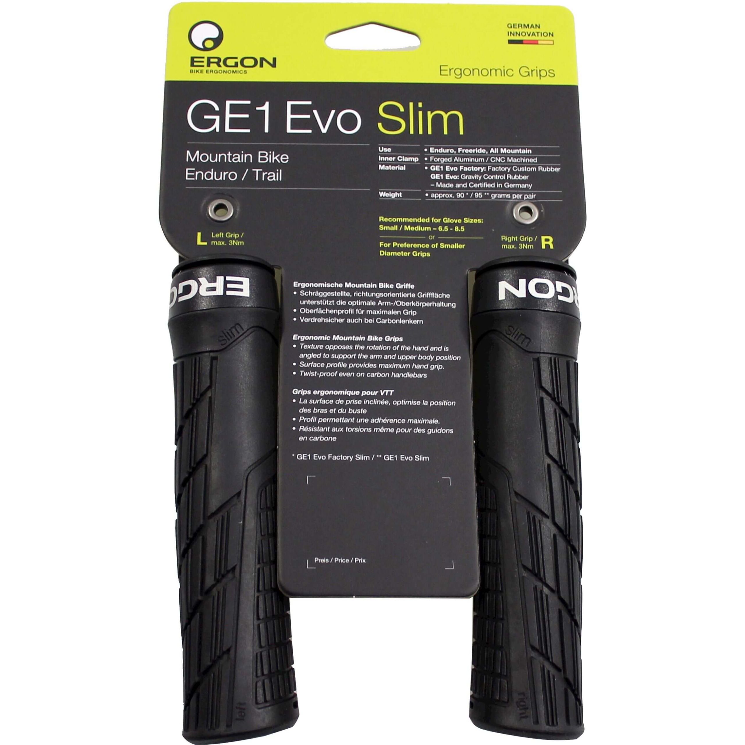 Ergon handvatten GE1 EVO slim zwart