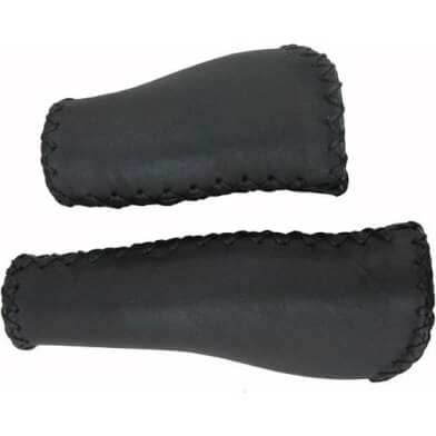Velo handvatten leer ergo 92/135mm zwart