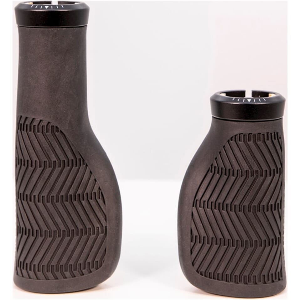 Herrmans handvatten Nucore Grip town wave 90/130mm zwart