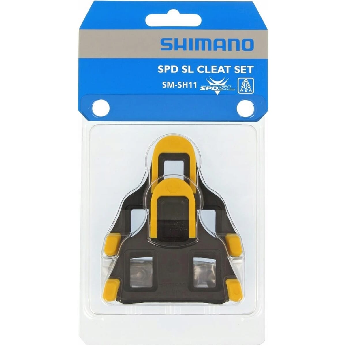 Shimano schoenplaatjes SM-SH11 SPD-SL geel