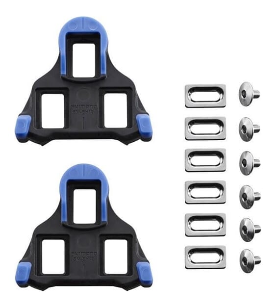 Shimano schoenplaatjes SM-SH12 SPD-SL blauw