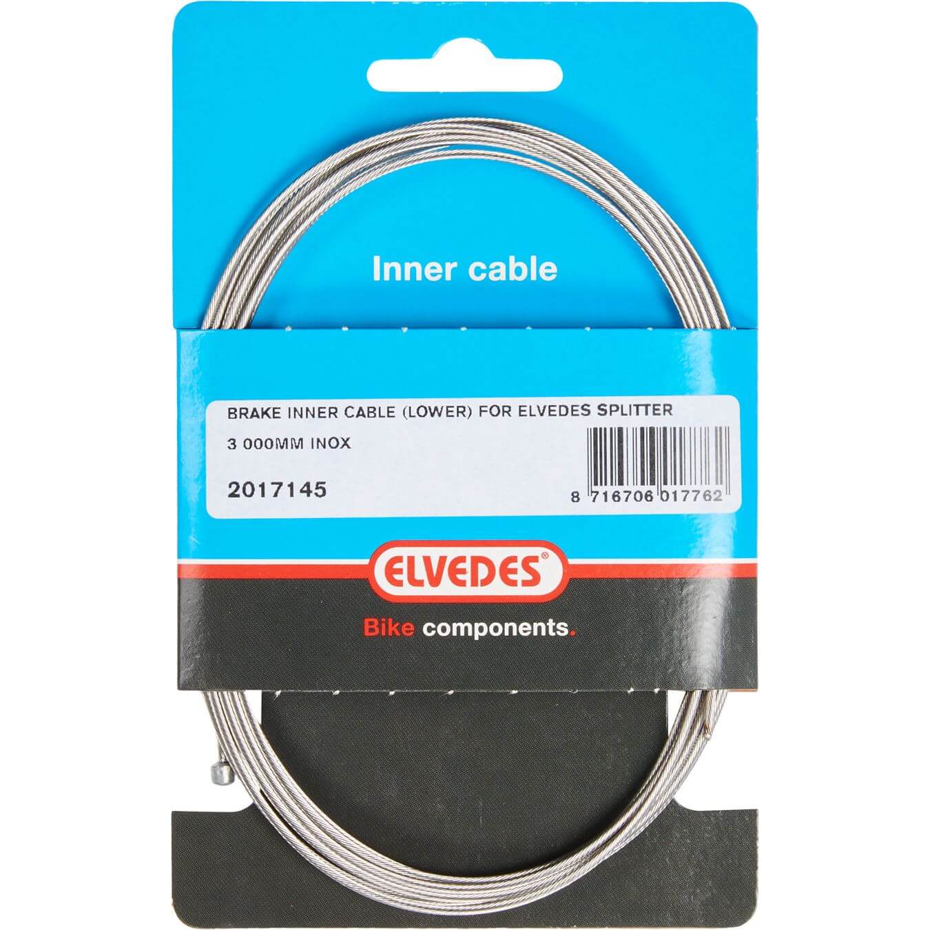 Elvedes rem binnenkabel rvs onder 3m voor splitter 2017161