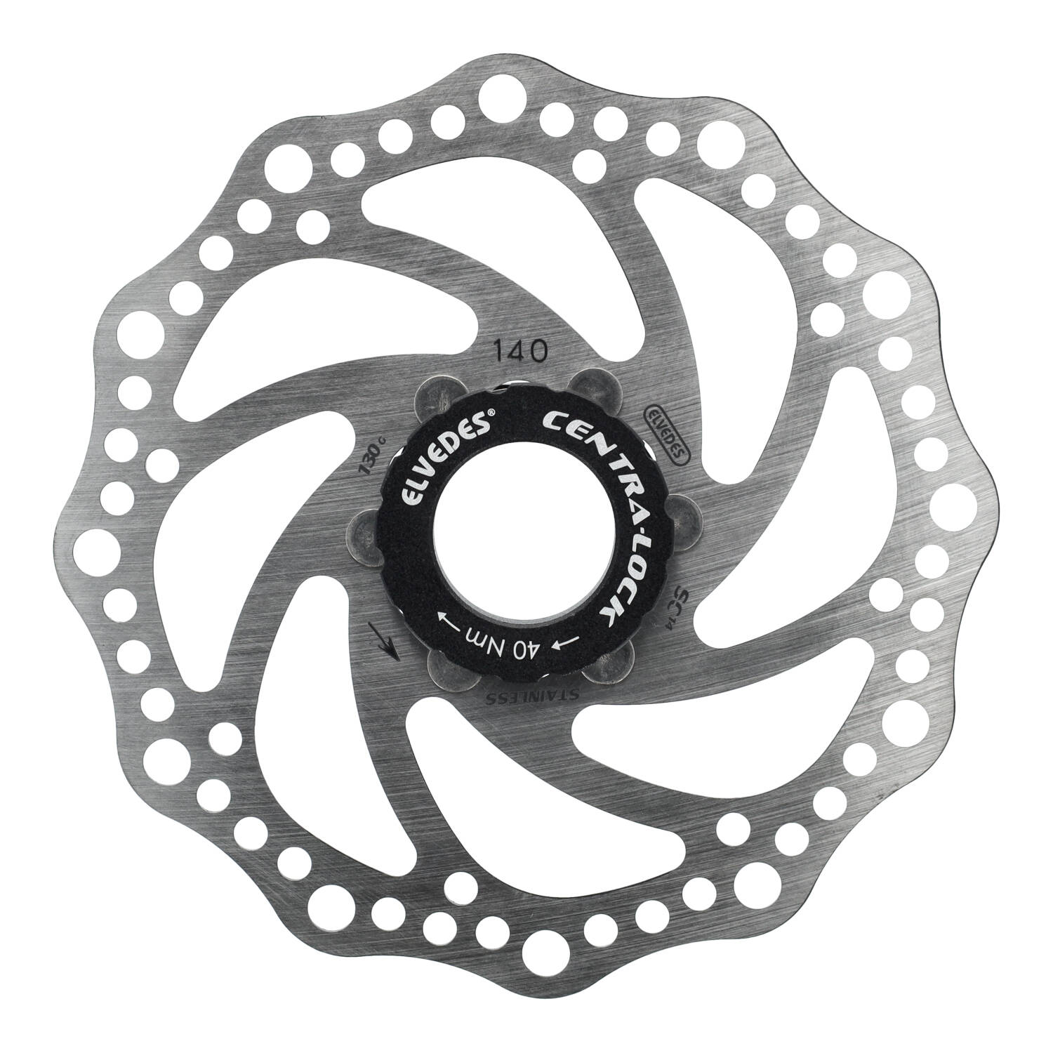 Elvedes remschijf 140mm SC centerlock 1.8mm