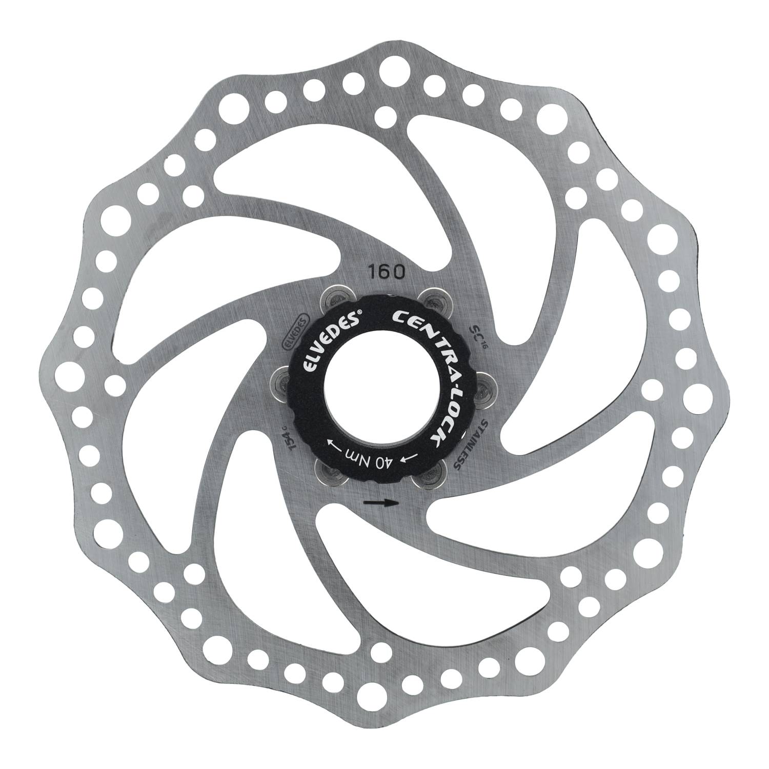 Elvedes remschijf 160mm SC centerlock 1.8mm