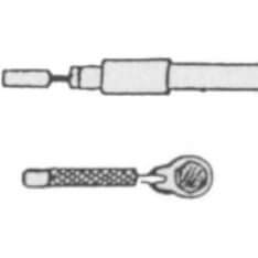 Elvedes schakel kabel SA tandem 6441T