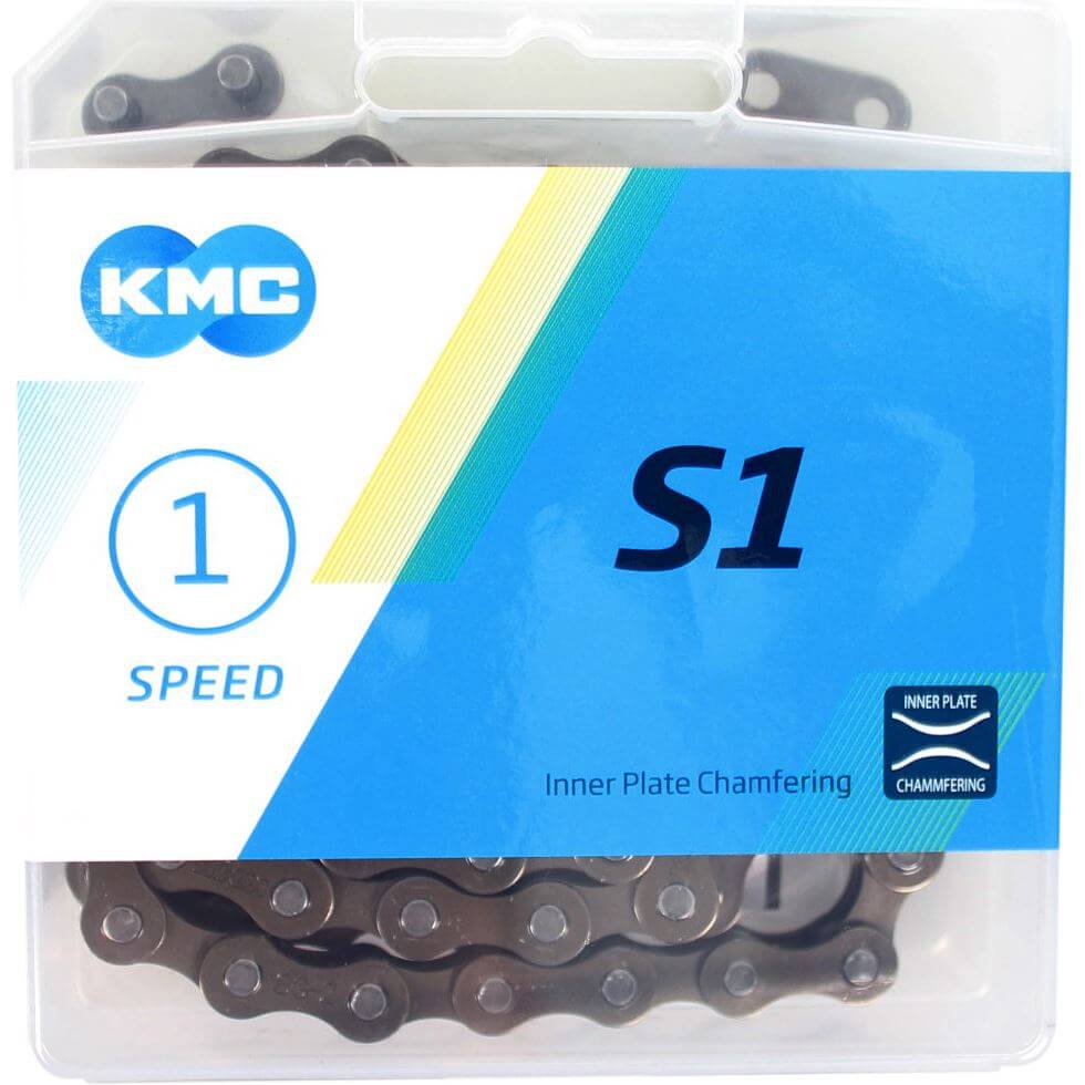 KMC ketting S1 1/8 wide brown 112s