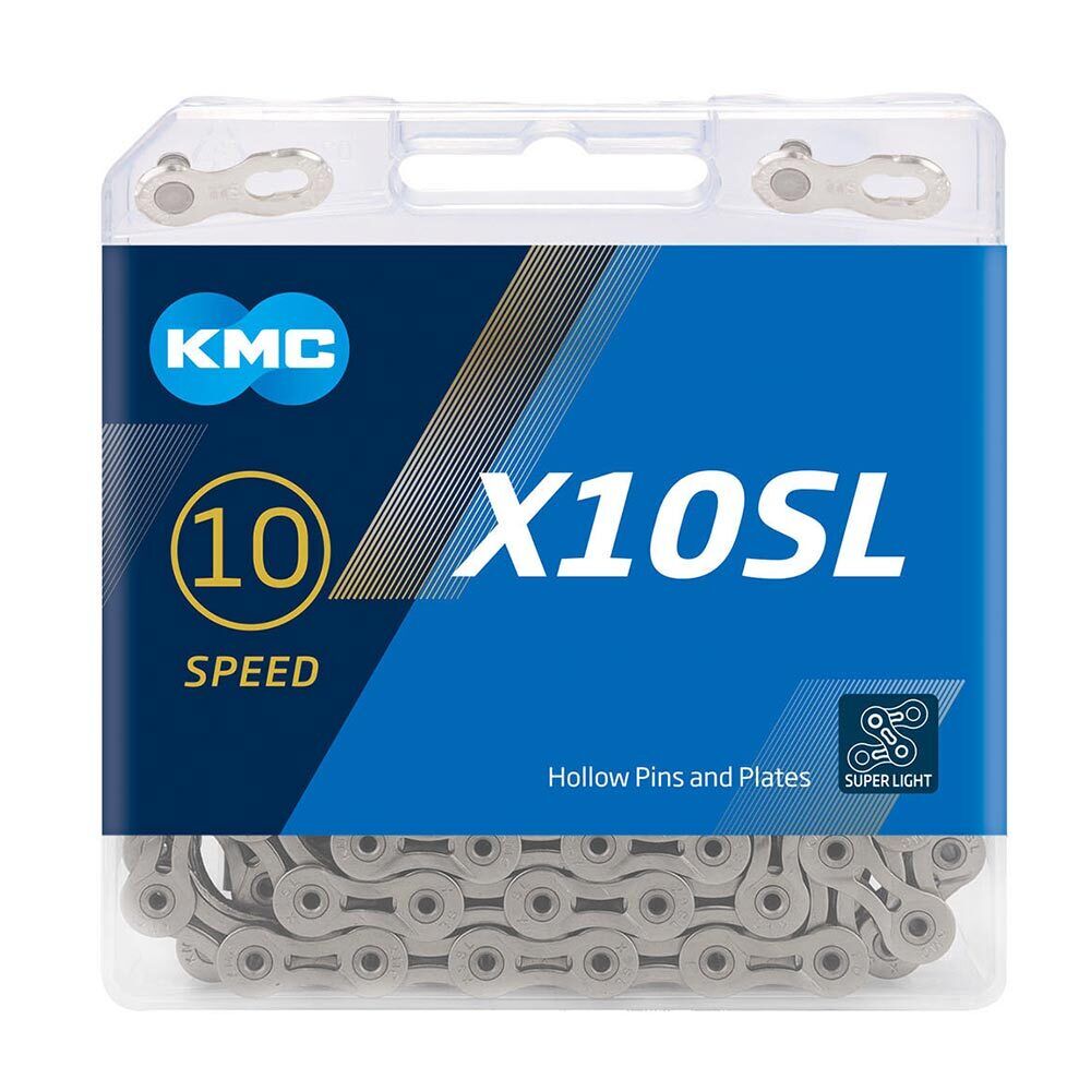 KMC ketting X10SL silver 114s