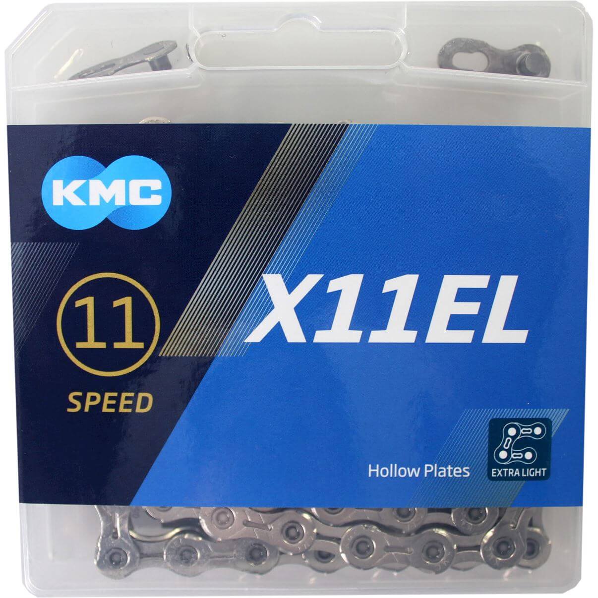 KMC ketting X11EL silver 118s