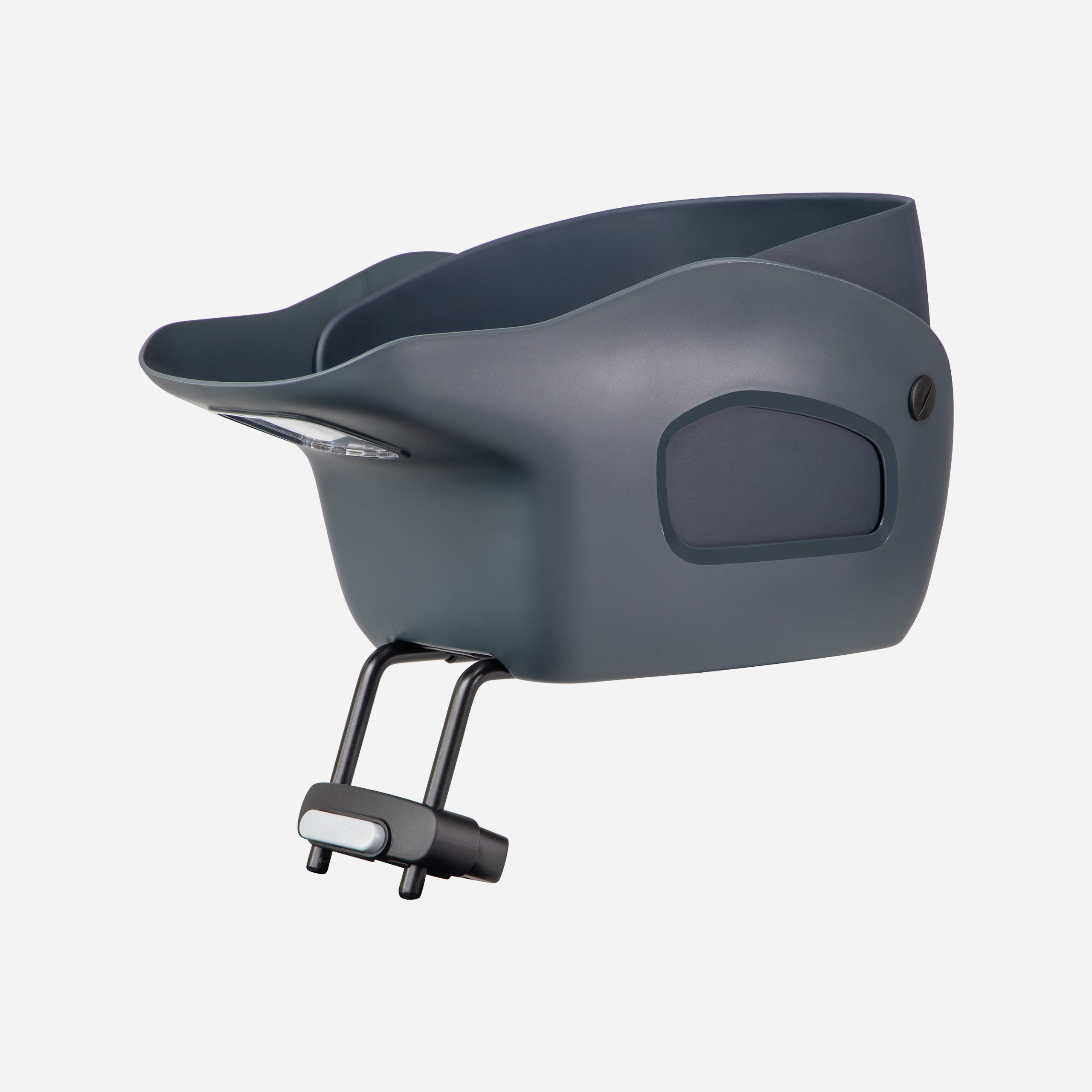 Kvisp hondenfietsmand met harnas M midnight gray