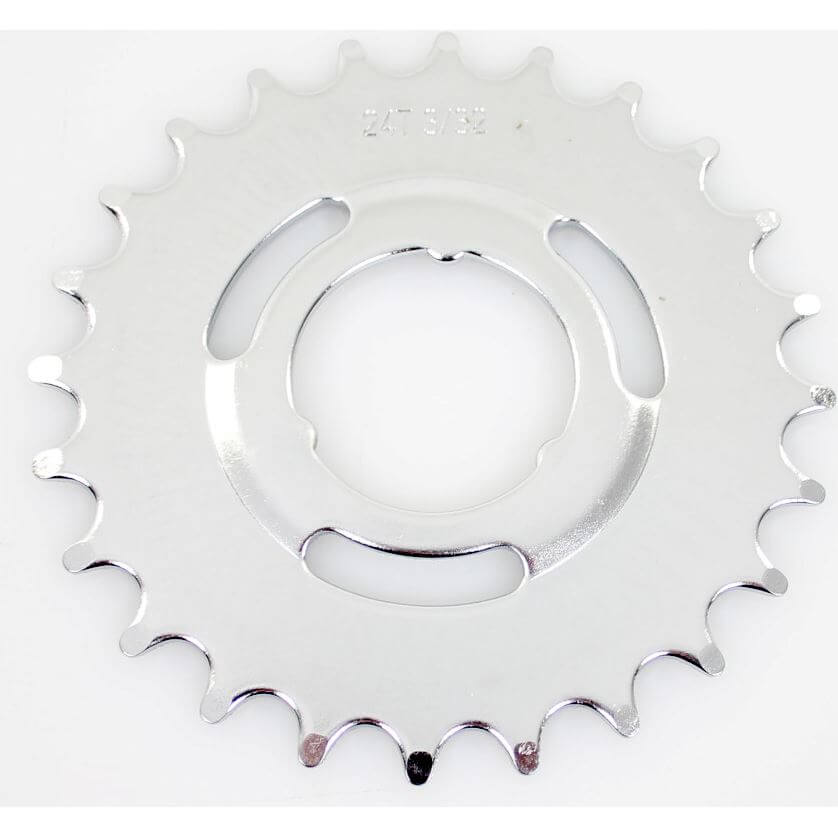 tandwiel 24t bol 3/32 chroom