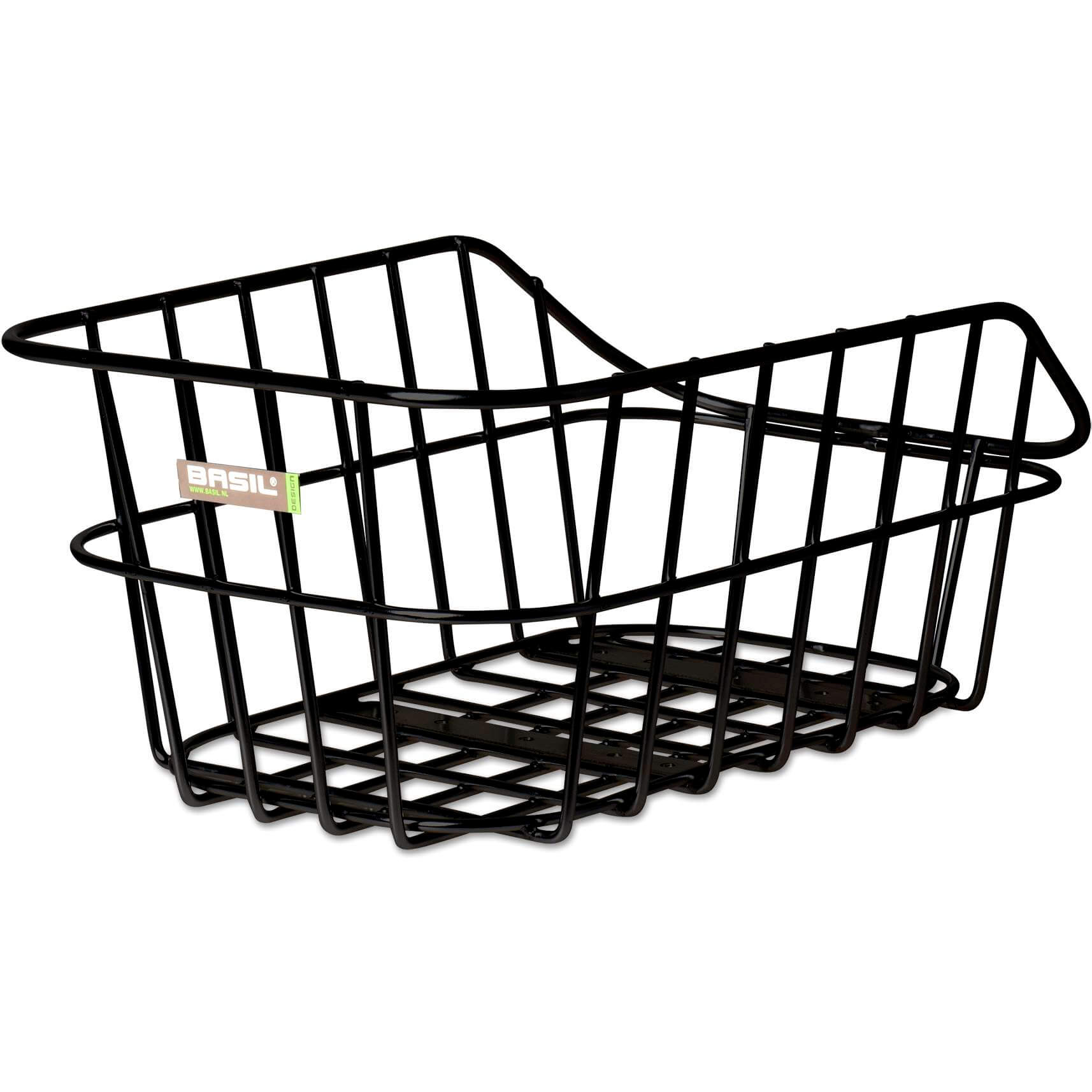 Basil mand Cento Alu 20L mat zwart 40x24x21cm