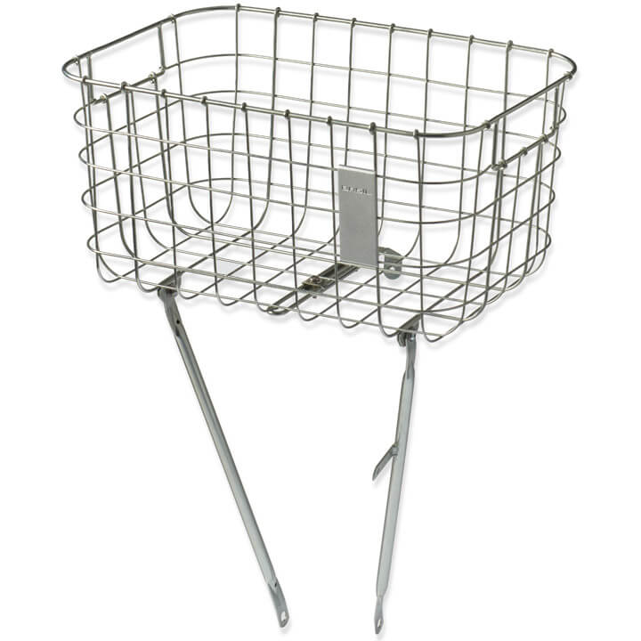 Basil mand Robin 31L silver cloud 46x31x22cm