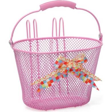 New Looxs fietsmandje Asti arabella 8L roze 26x17x17,5cm