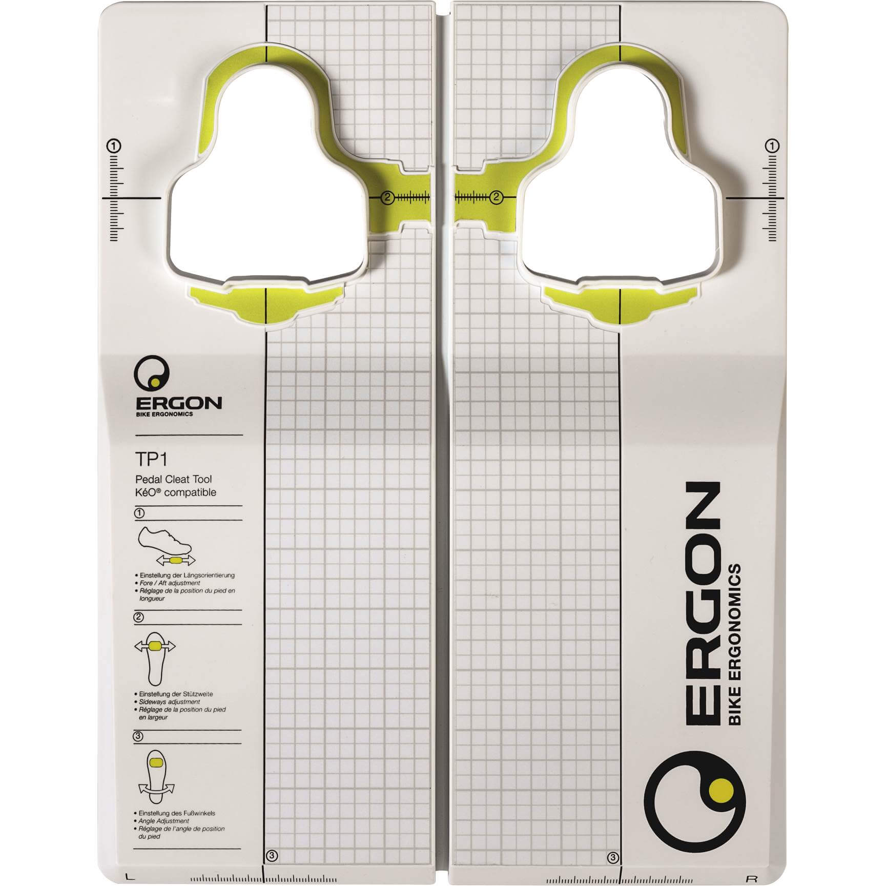 Ergon afstelmal TP1 Look Keo plaat