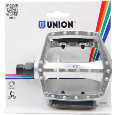 Union pedalen 102 BMX 9/16 zilver op kaart