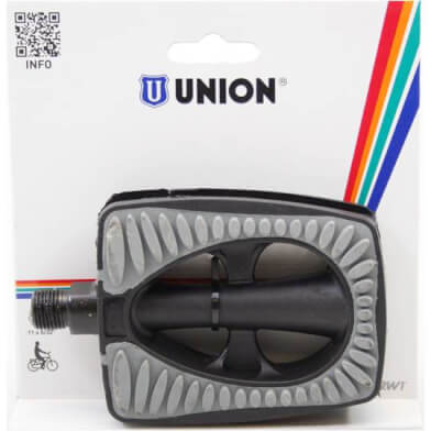 Union pedalen 808 anti-slip zwart grijze inleg op kaart
