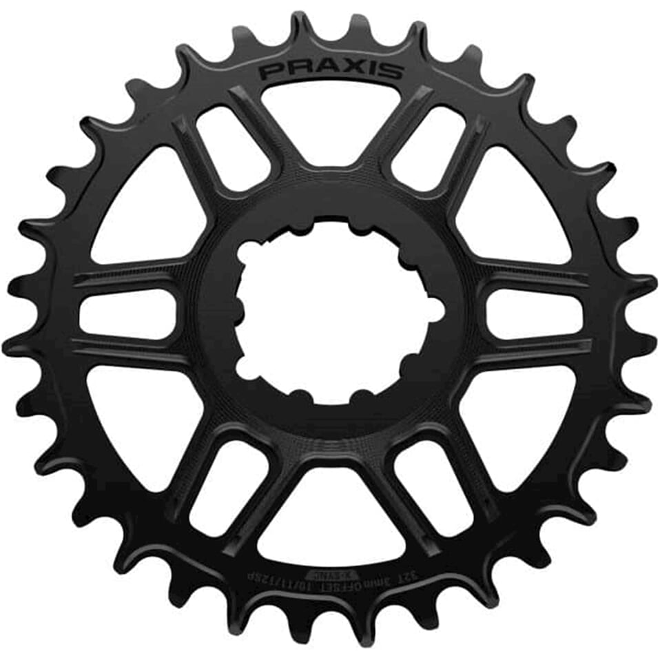 Praxis kettingblad 1x MTB DM 34T 3mm-offset 10/11/12sp