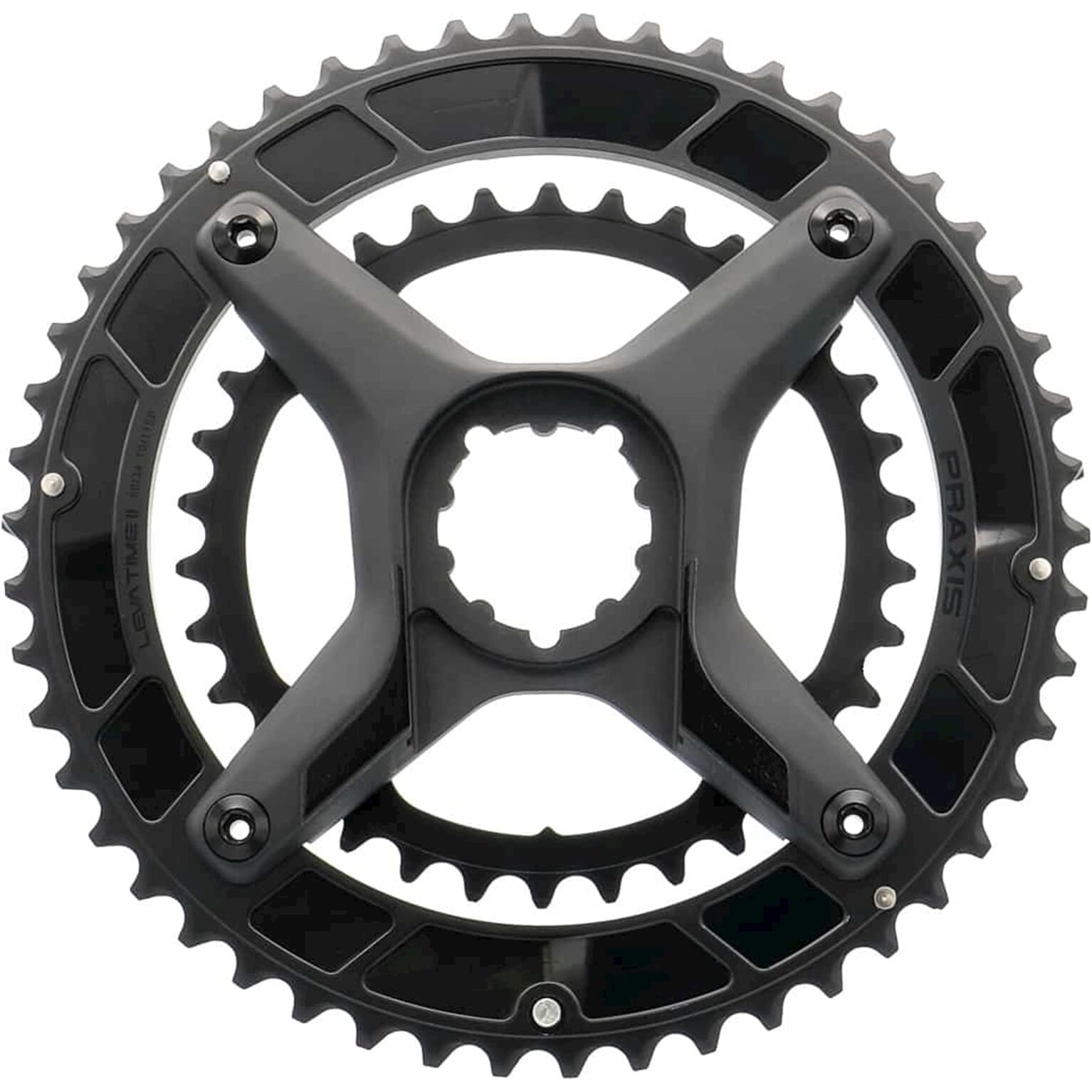 Praxis kettingblad LT2 Xring/Spider Kit 50/34 10/11/12sp