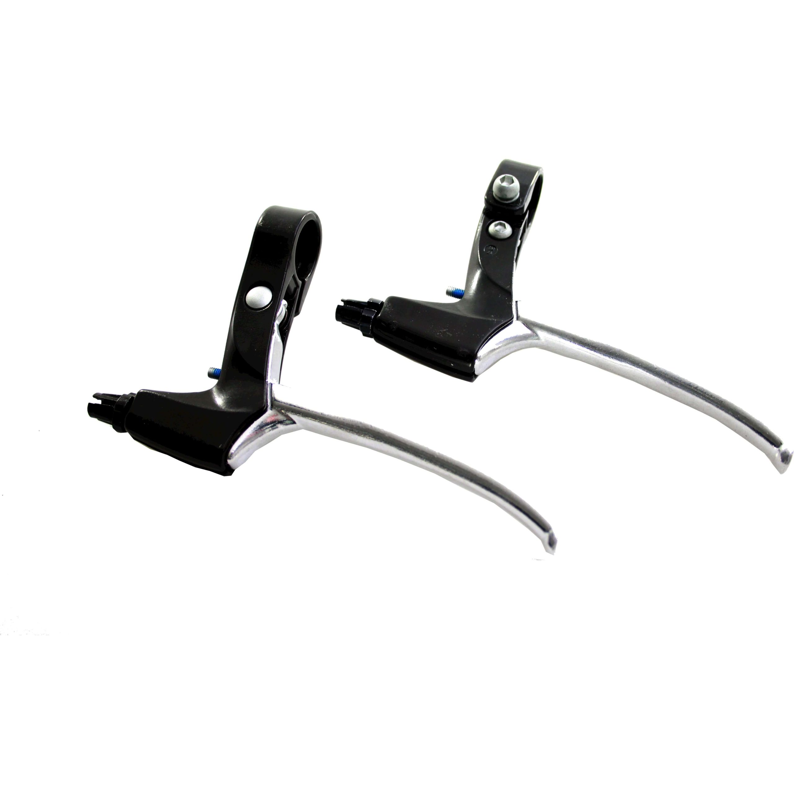 Saccon remgreep set L218 rollerbrake zwart/zilver