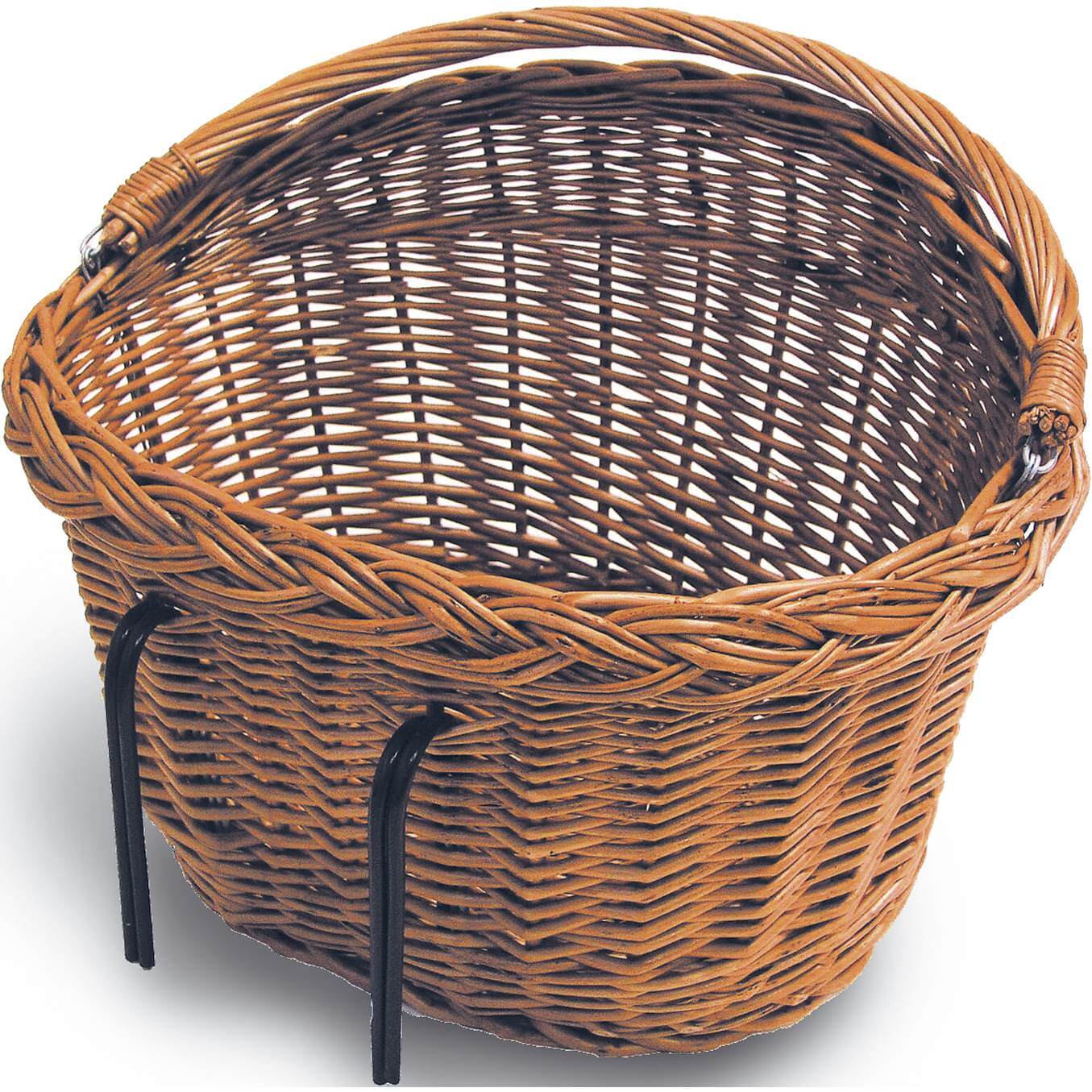 Basil mand riet Detroit ovaal buik 23L 39x22x27cm