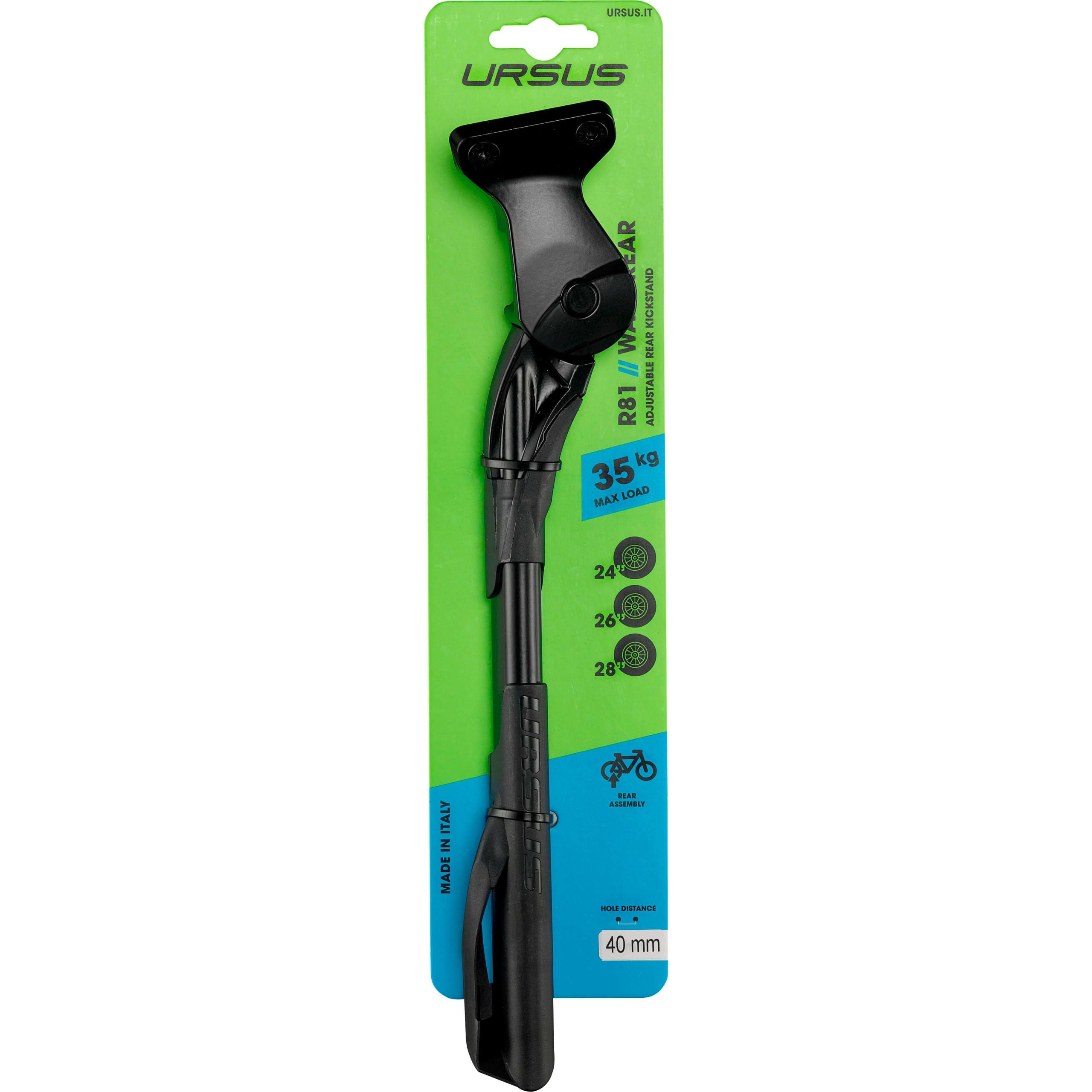 Ursus standaard achtervork R81 Wave 40mm zwart
