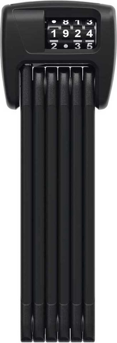 Abus vouwslot Bordo 6000C/90 black LED SH