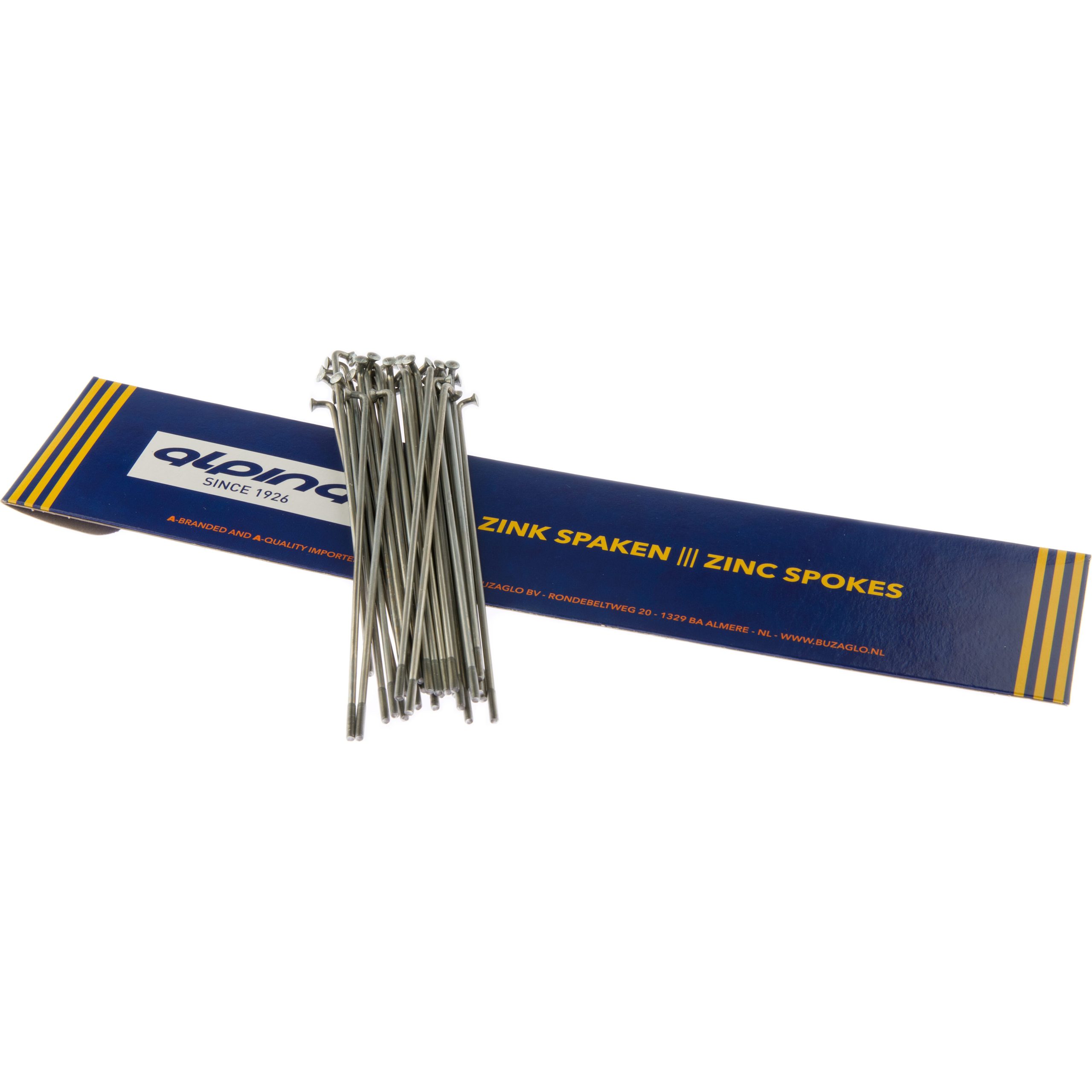 Alp spaak 12-278mm zink zilver (36 stuks)