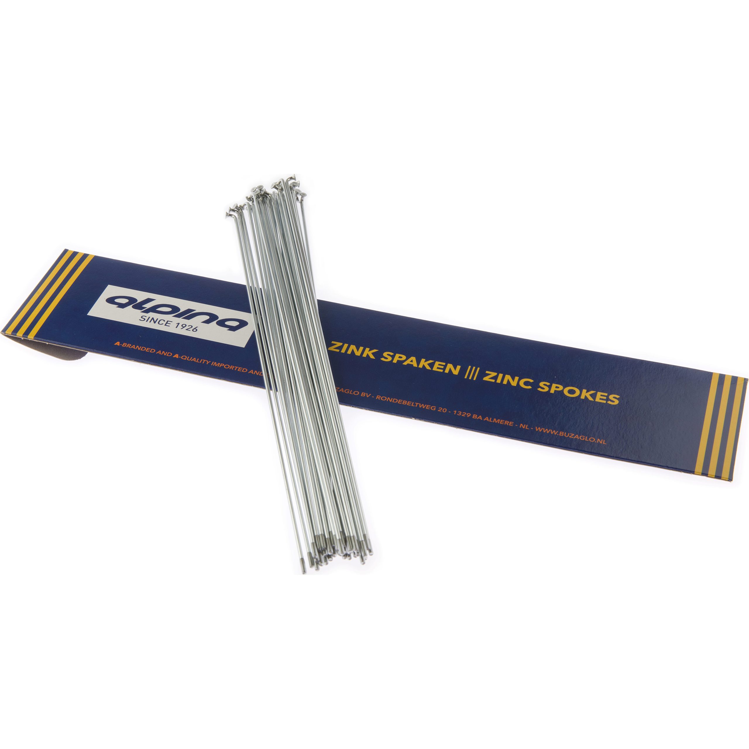Alp spaak 14-232mm zink zilver (36 stuks)