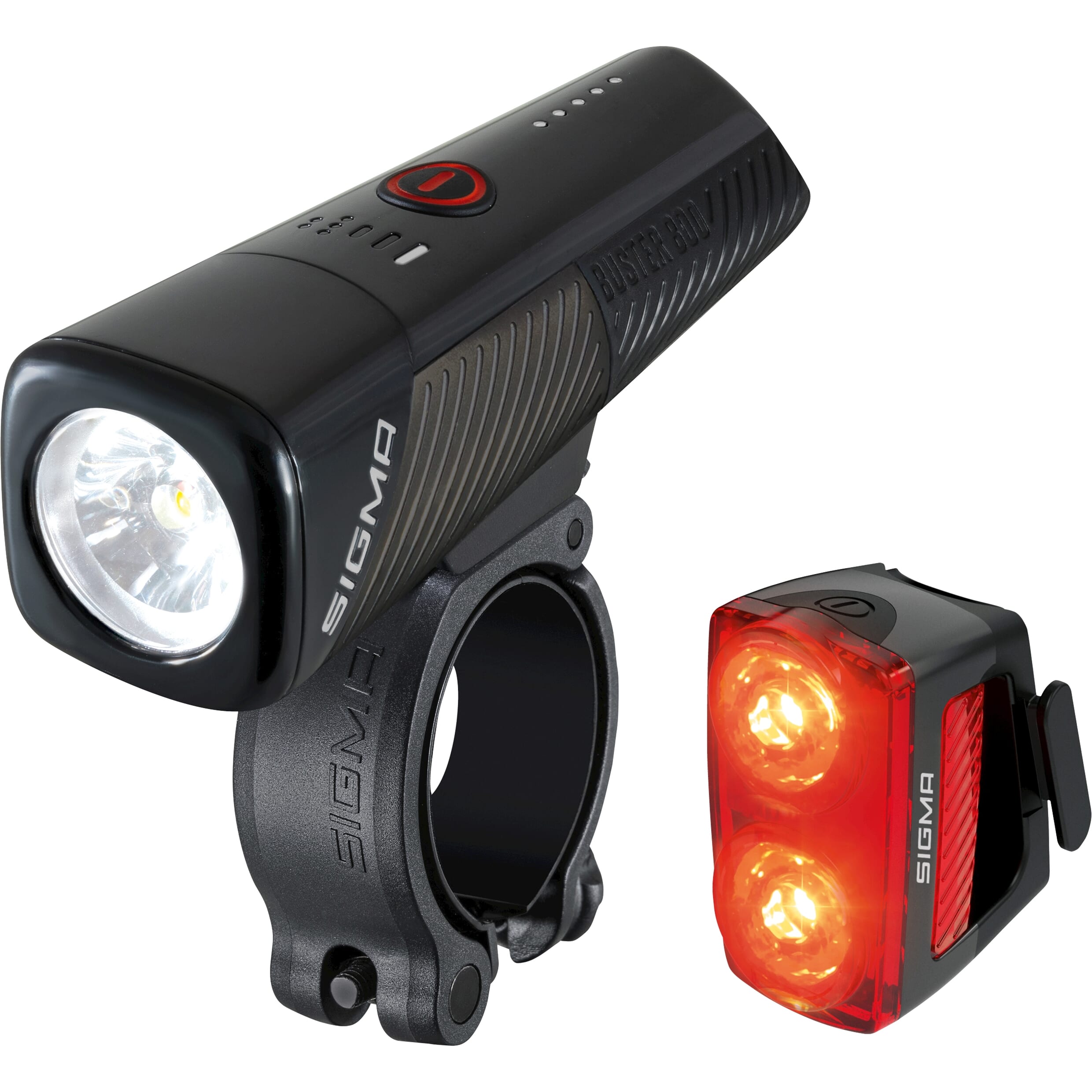 Sigma verlichtingsset Buster 800 + Buster RL 150 usb