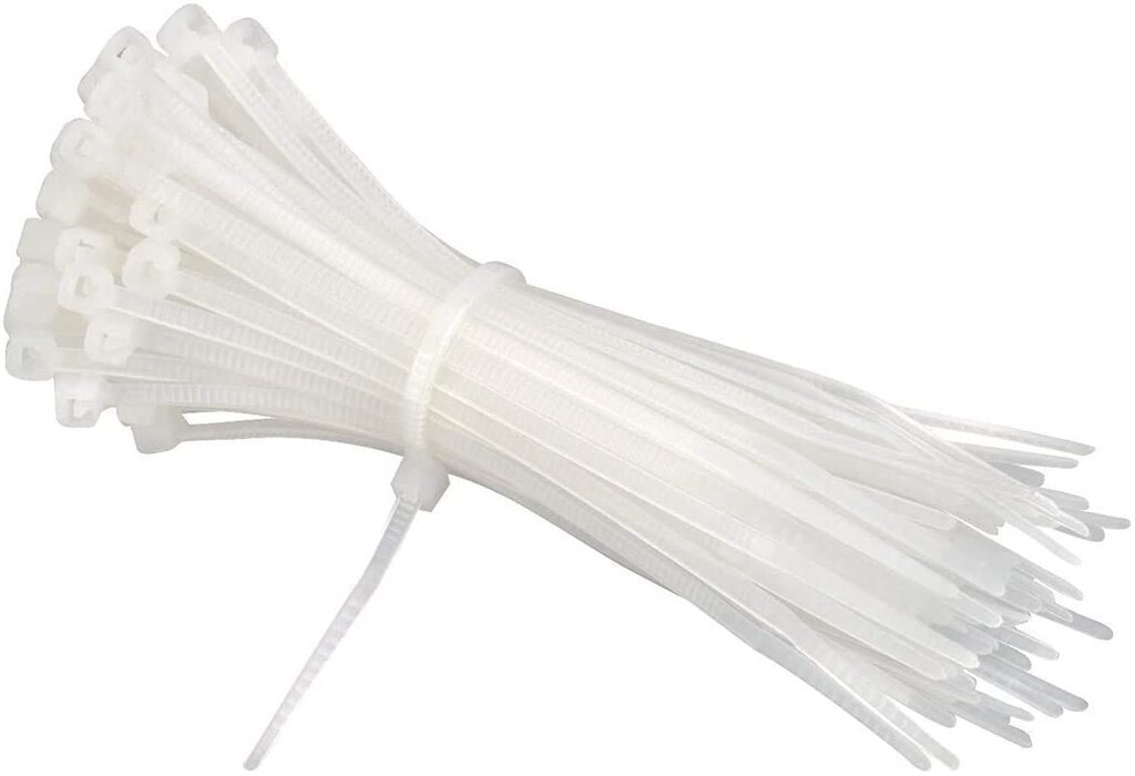 zak kabelbinder wit 200mmx2.5mm(100)