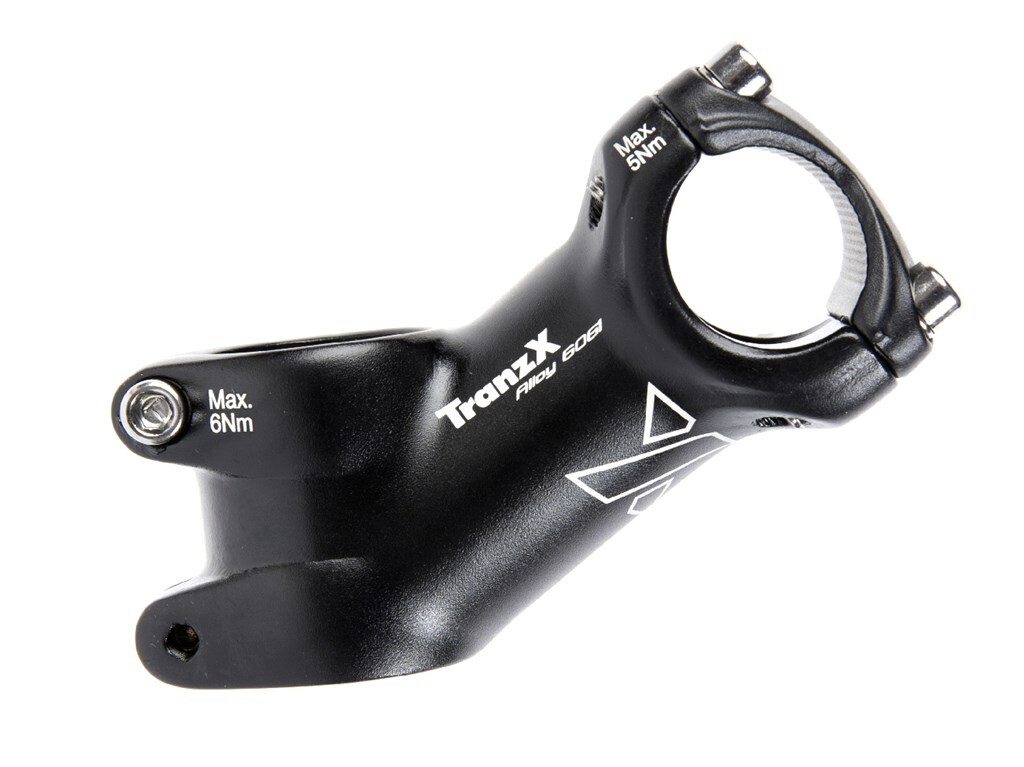 TranzX stuurpen Ahead JD-ST42-1 Shorty 25.4/70 zwart