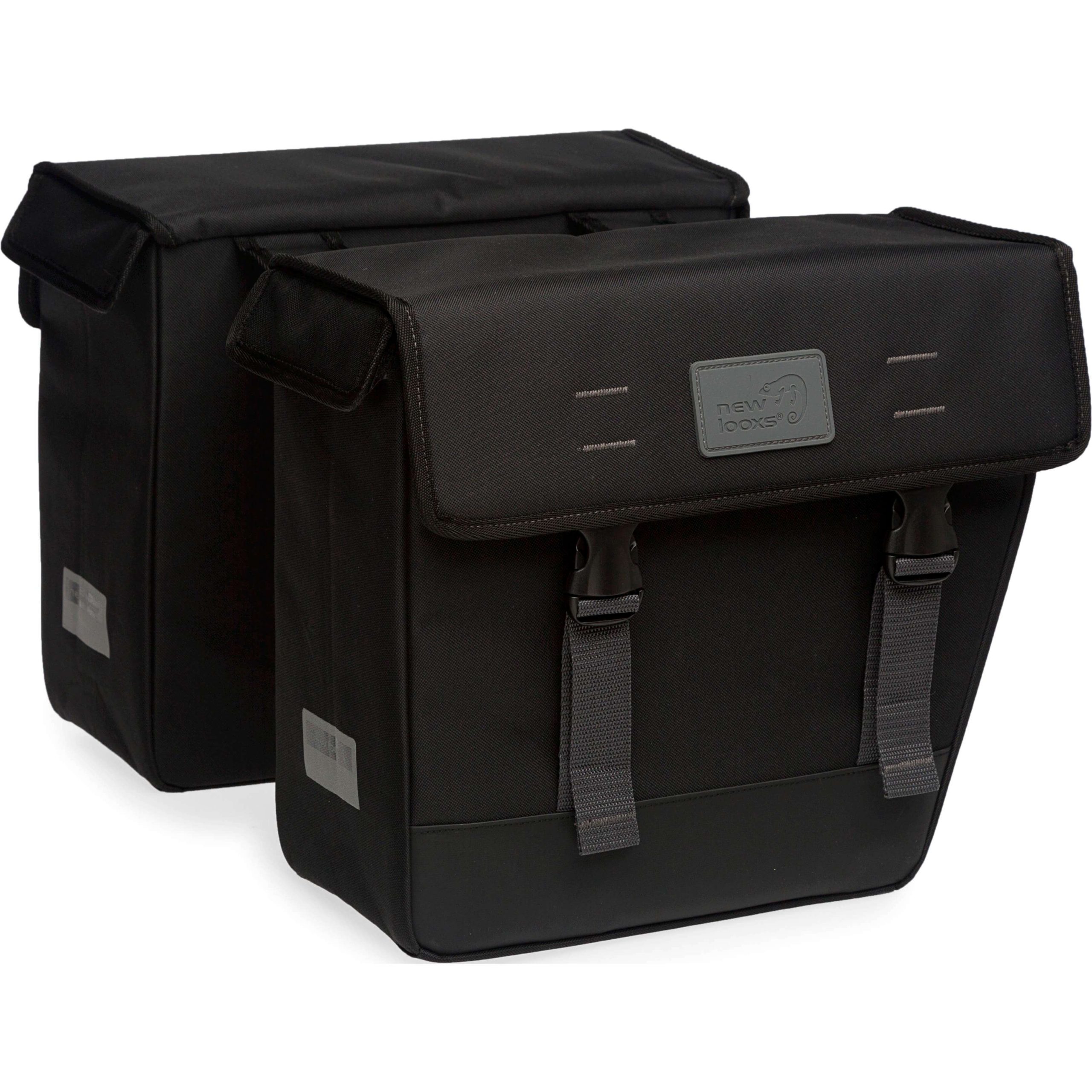 New Looxs fietstas dubbel Origin Hybride black 34L