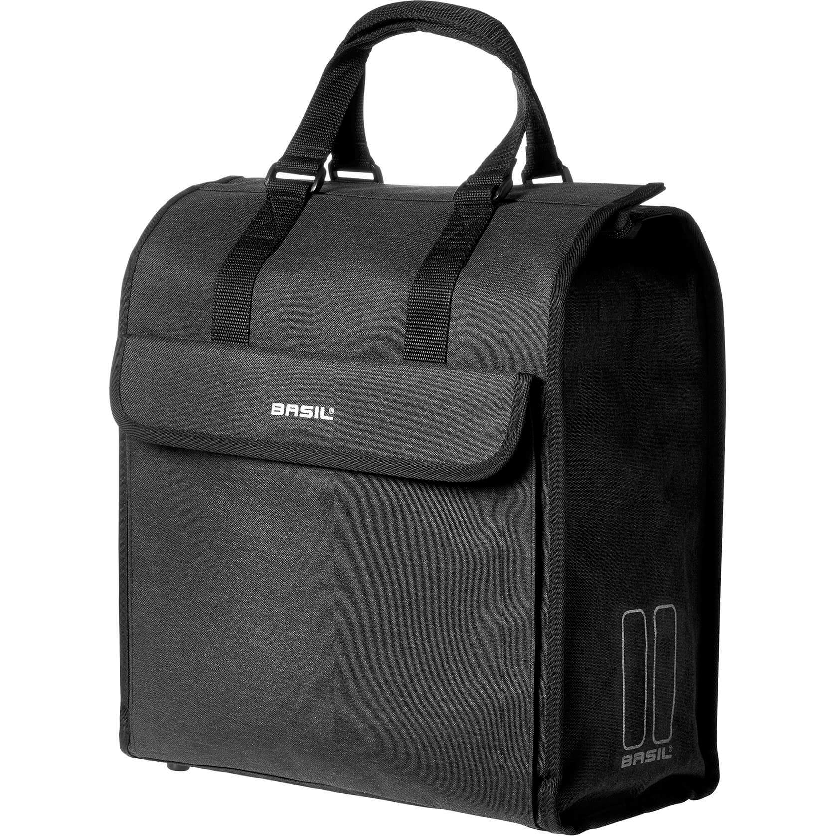 Basil shoppertas Mira zwart 18L