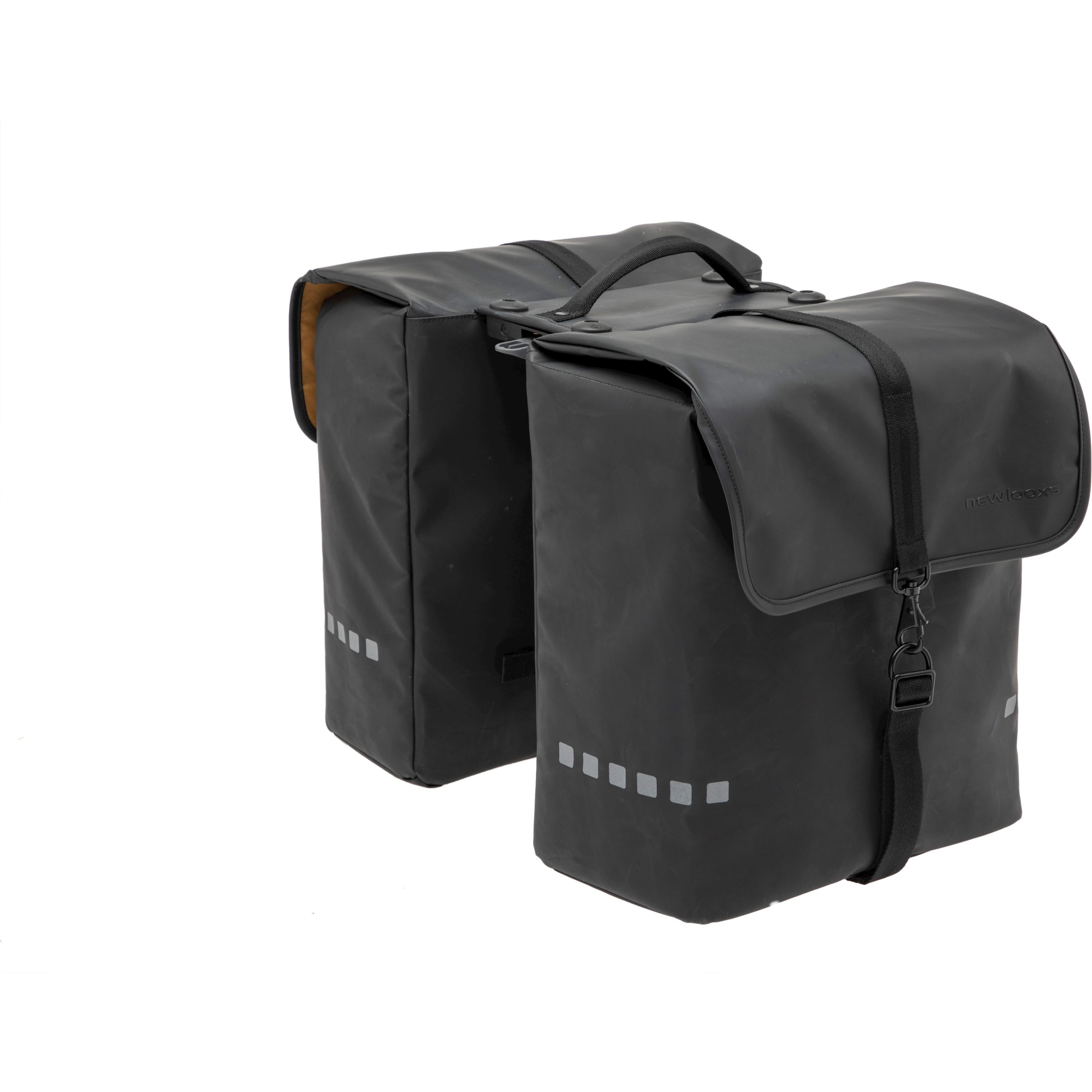 New Looxs fietstas dubbel Odense black Racktime 39L