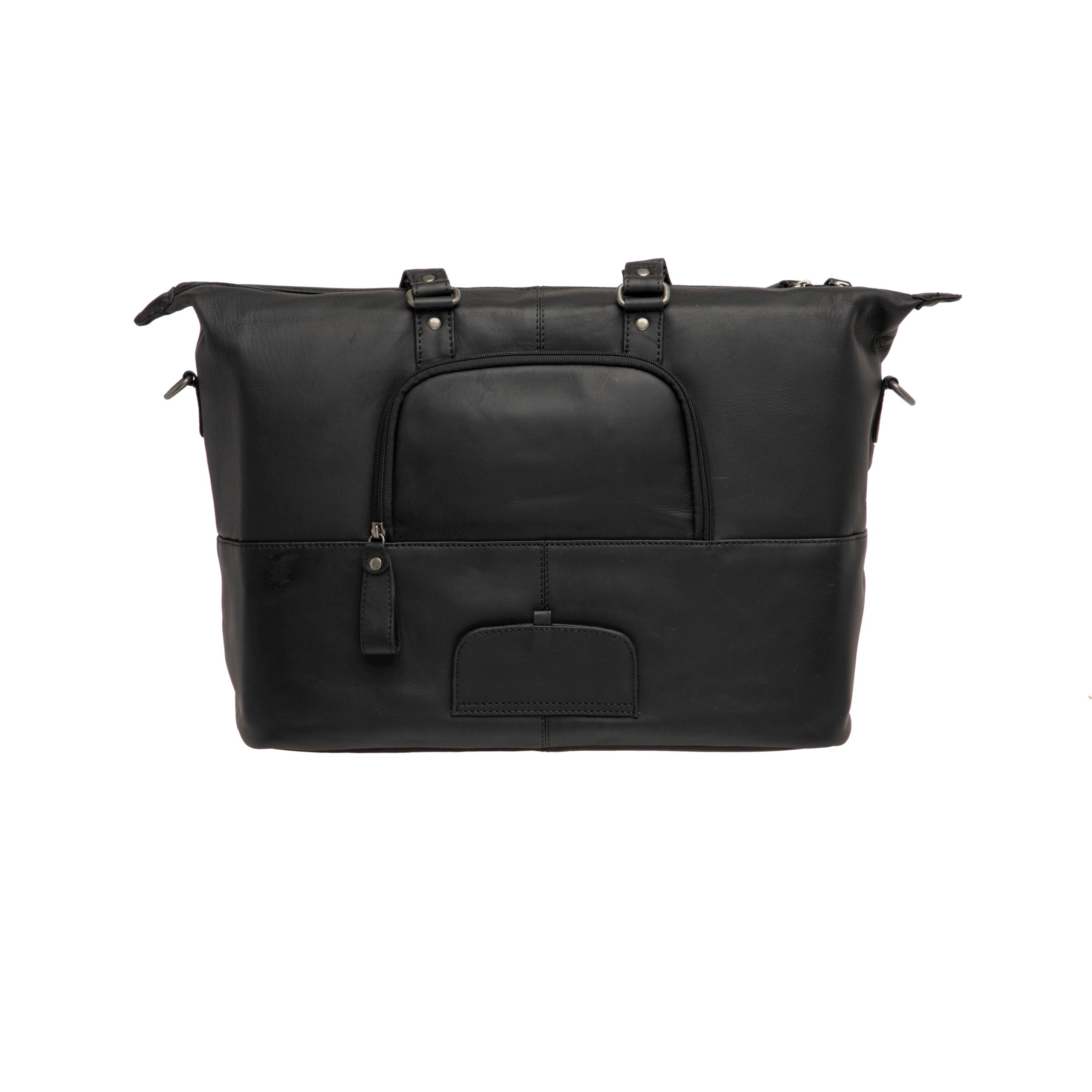 New Looxs laptoptas leer Verla zwart 21 liter