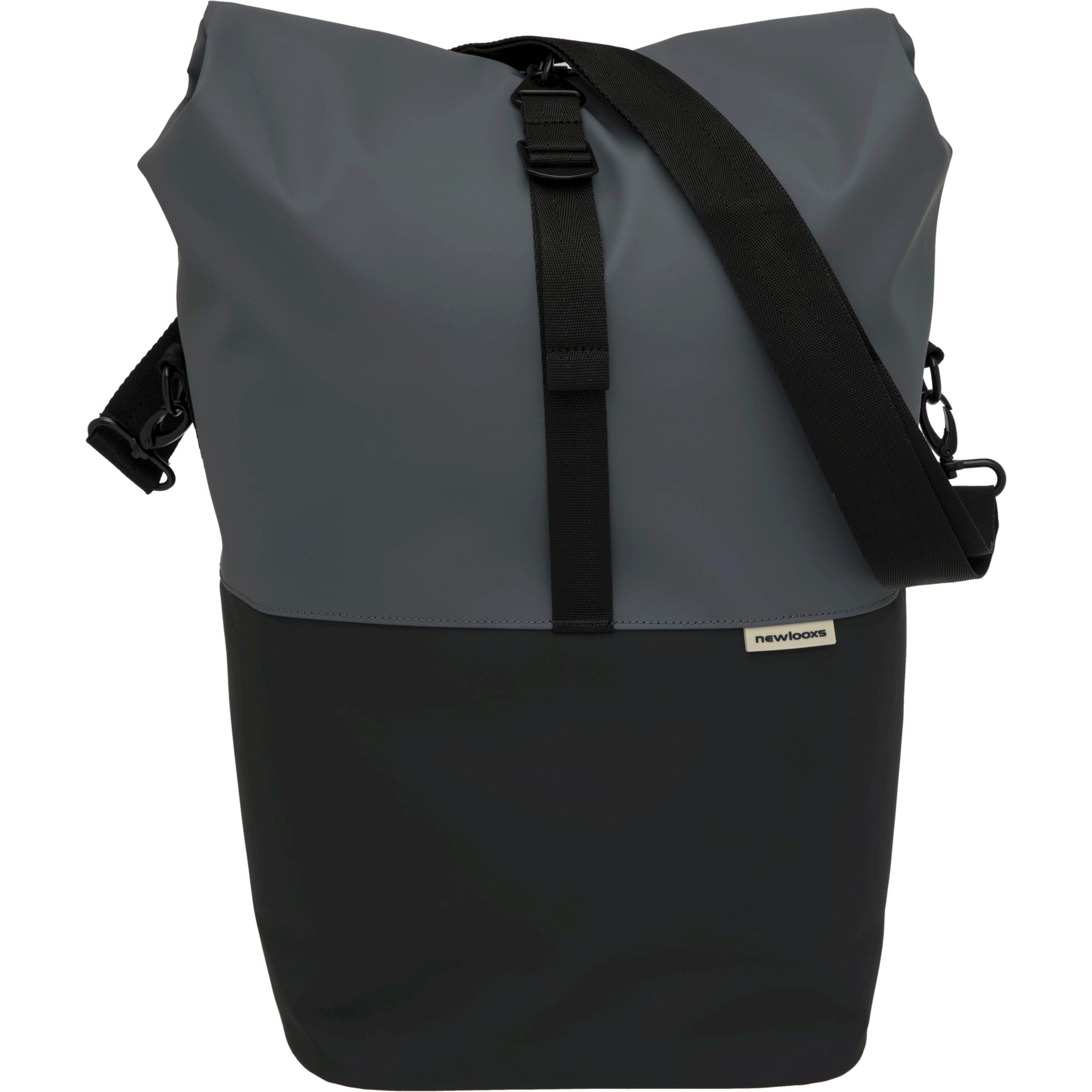 New Looxs fietstas enkel Nyborg donkergrijs/zwart 17L