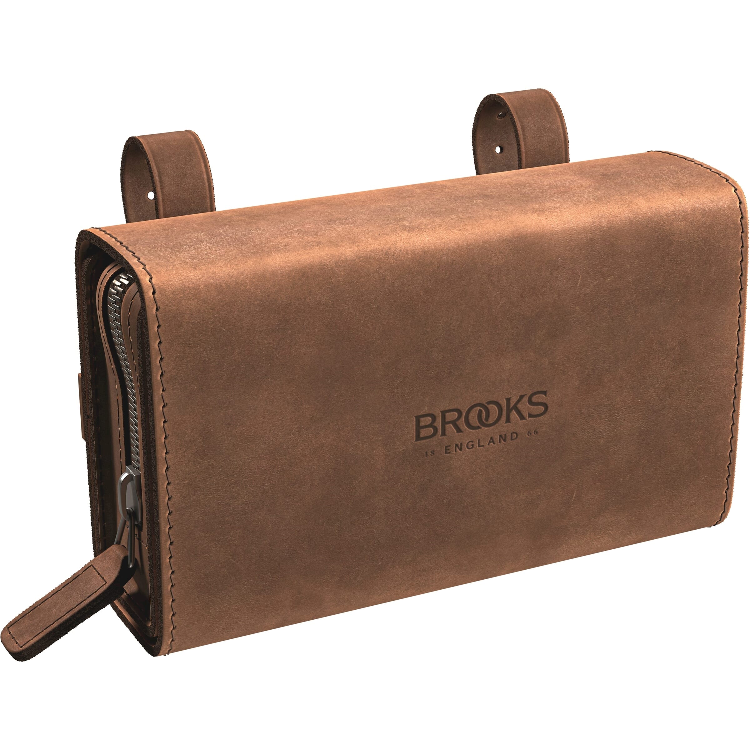Brooks zadeltas D-Shaped Dark Tan 1L