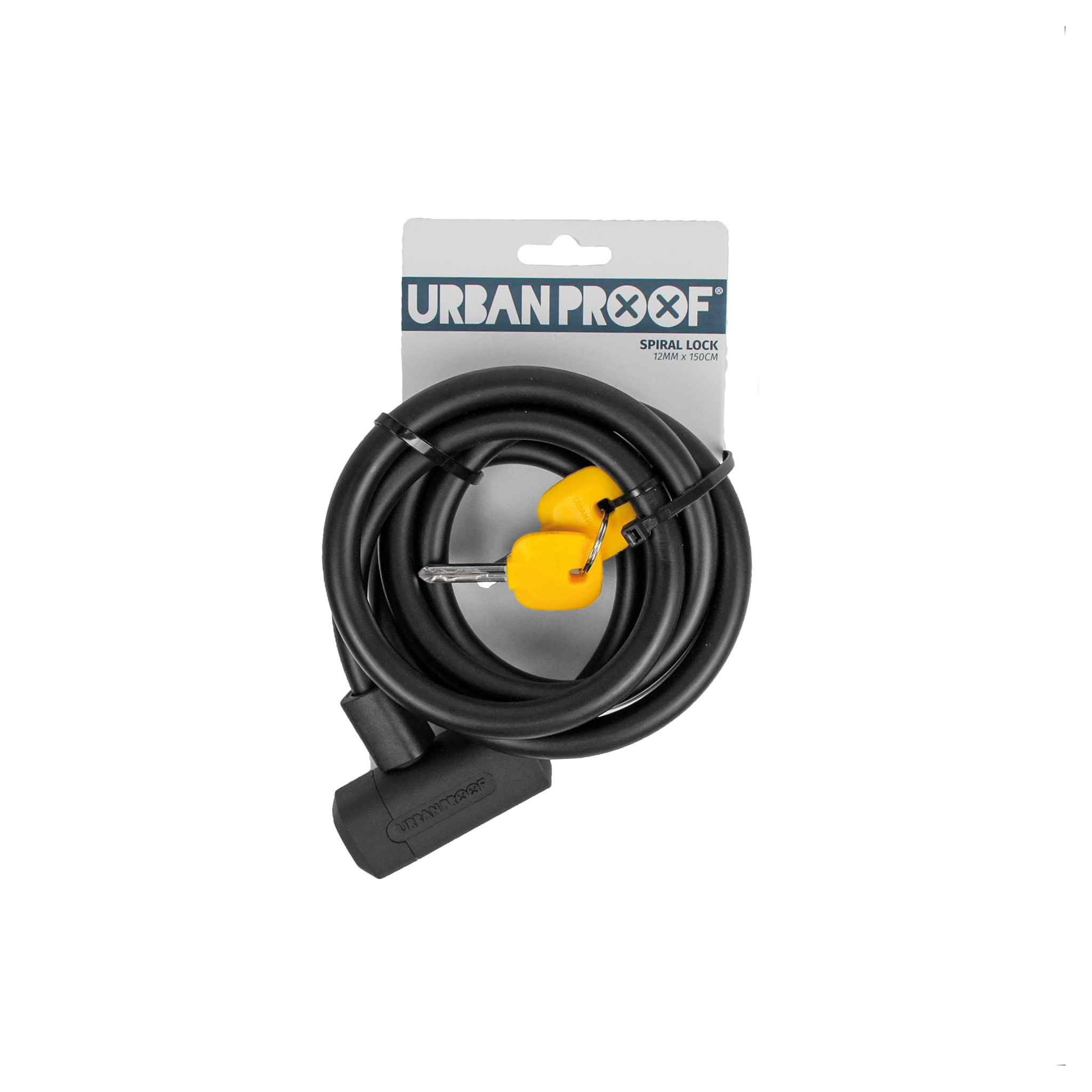 Urban Proof kabelslot 12mm 150cm zwart