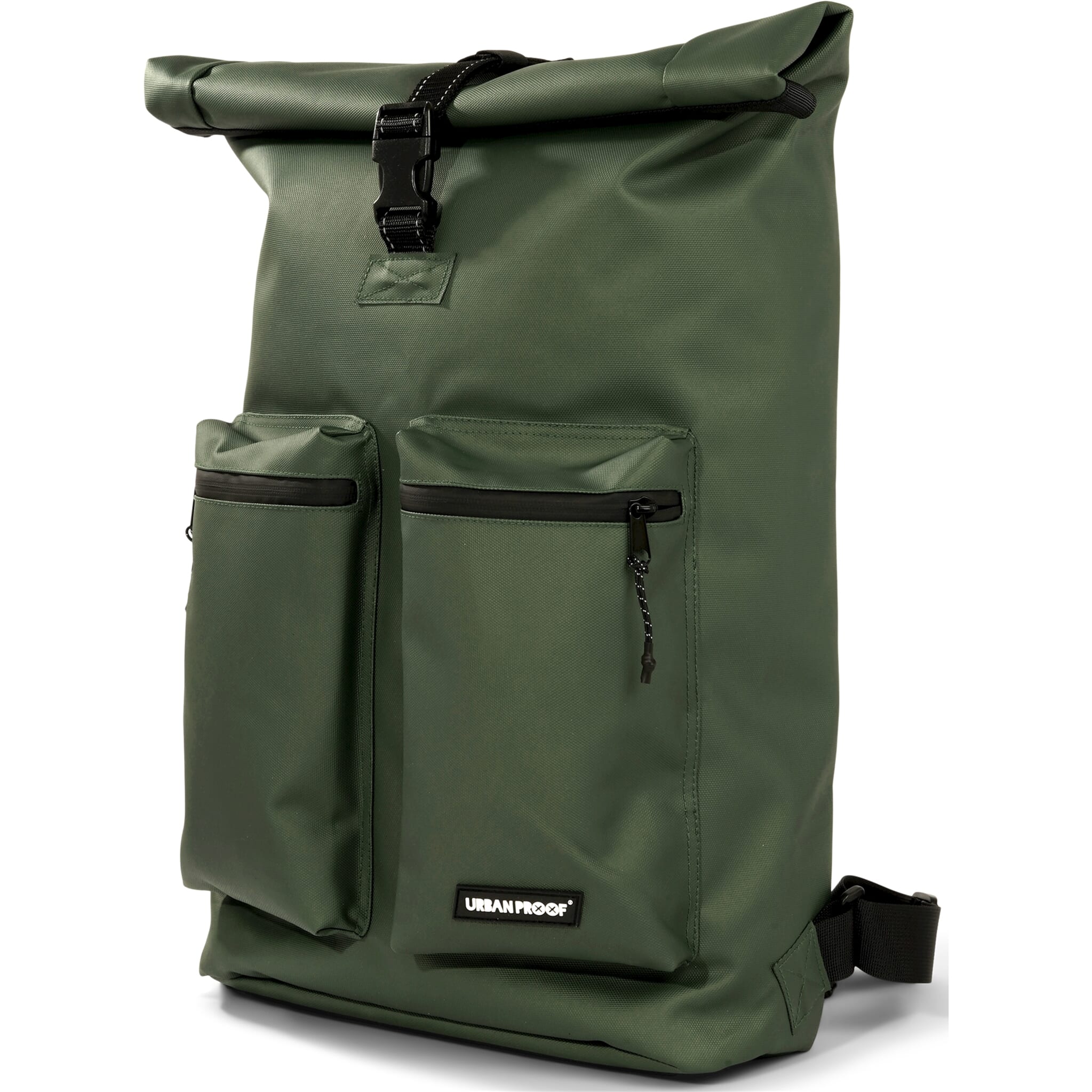 Urban Proof rugtas Rolltop backpack recycled groen 20L