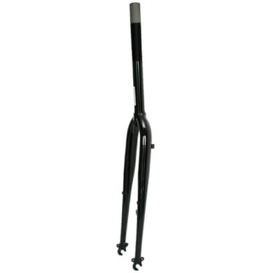 Voorvork 28 recht 1 inch zwart