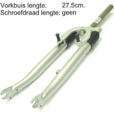 verende voorvork 28 1 1/8 Ahead zilver