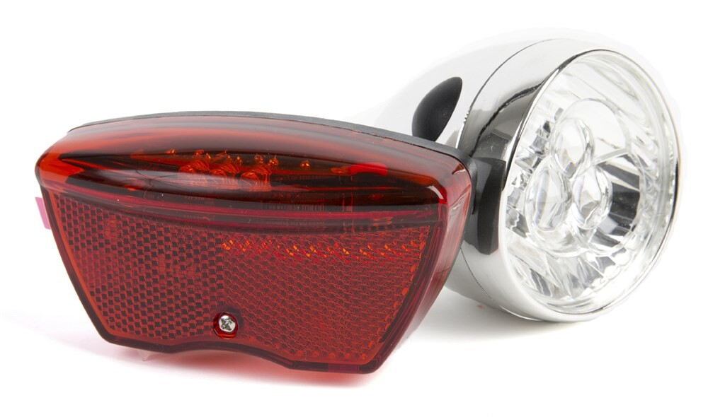 IKZI Light verlichtingsset Retro batterij chroom