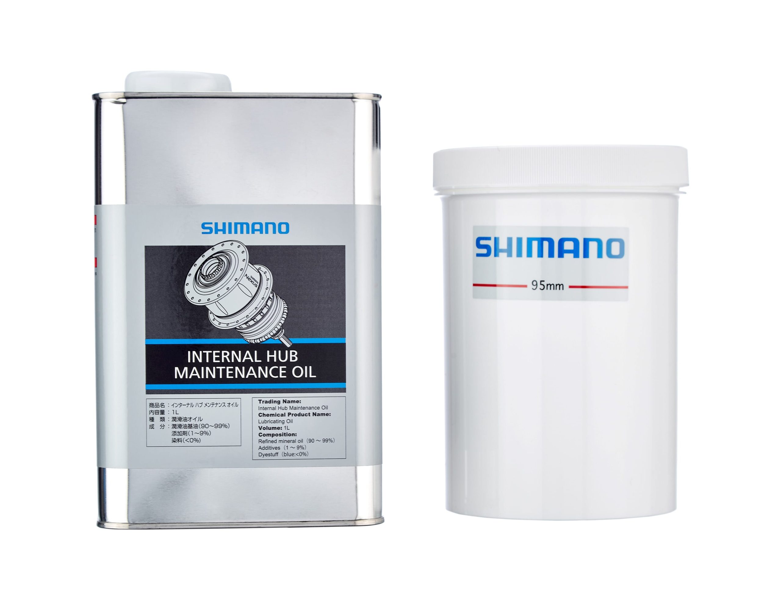 Shimano naaf olie en dompelvat blik 1L voor interne naaf