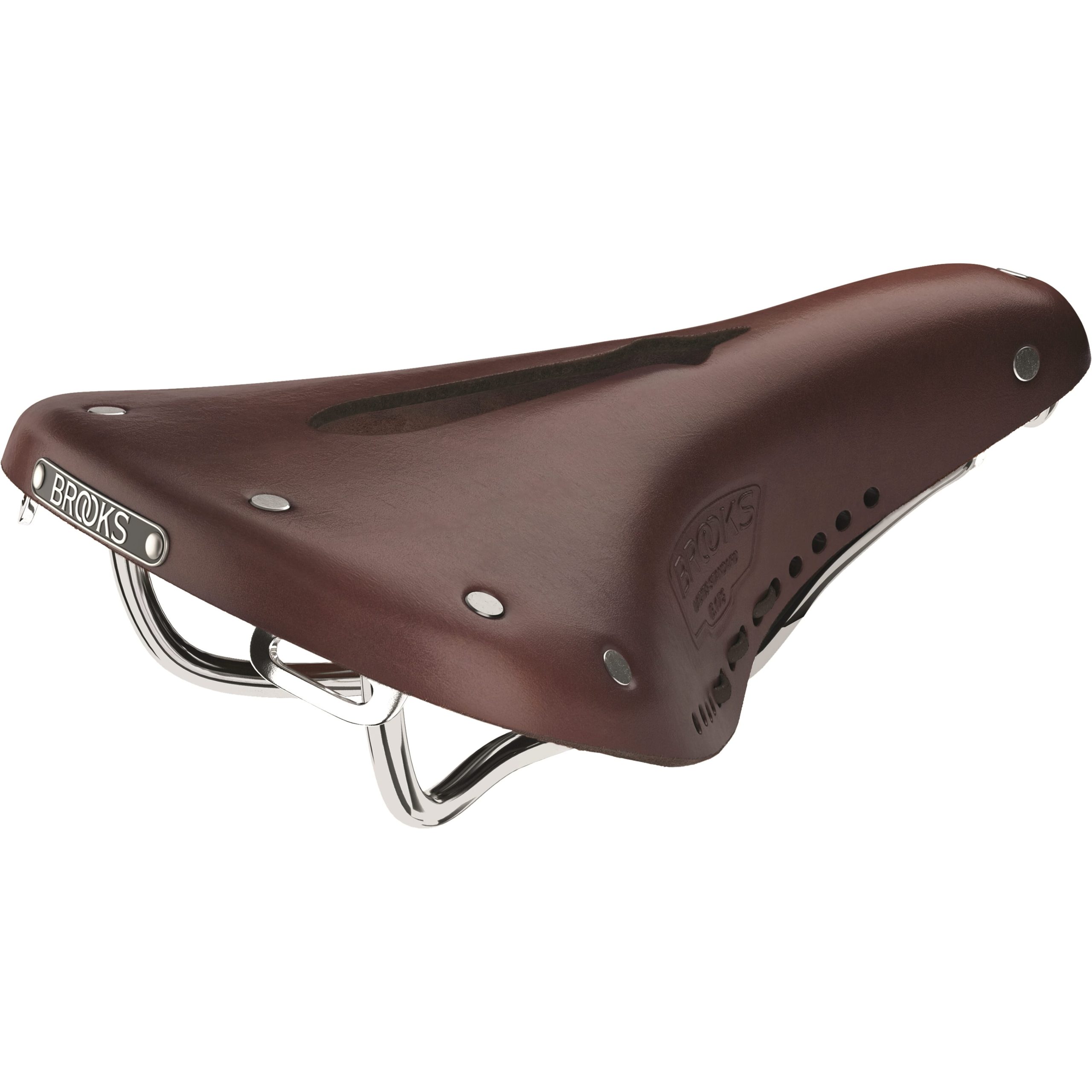 Brooks zadel B17 Carved Short Antique Brown