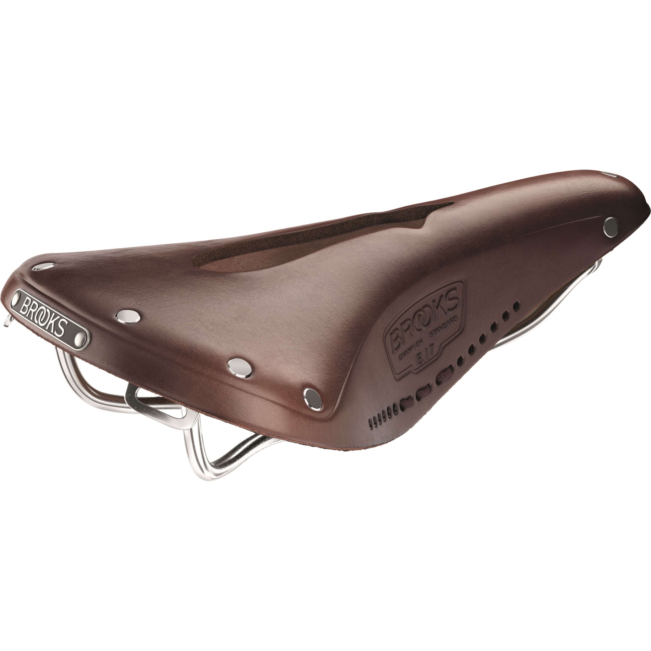 Brooks zadel B17 Carved Antique Brown