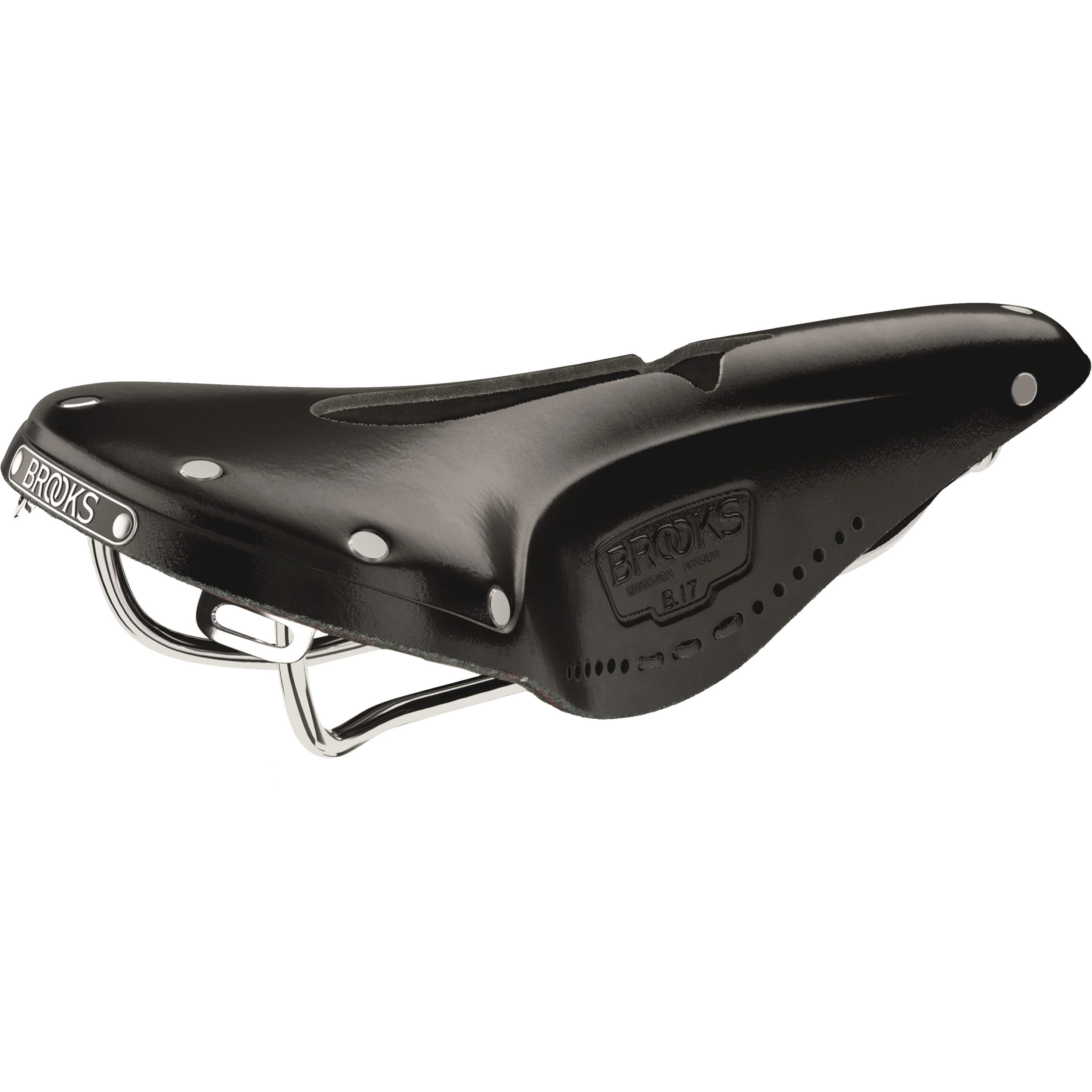 Brooks zadel B17 Narrow Carved Black