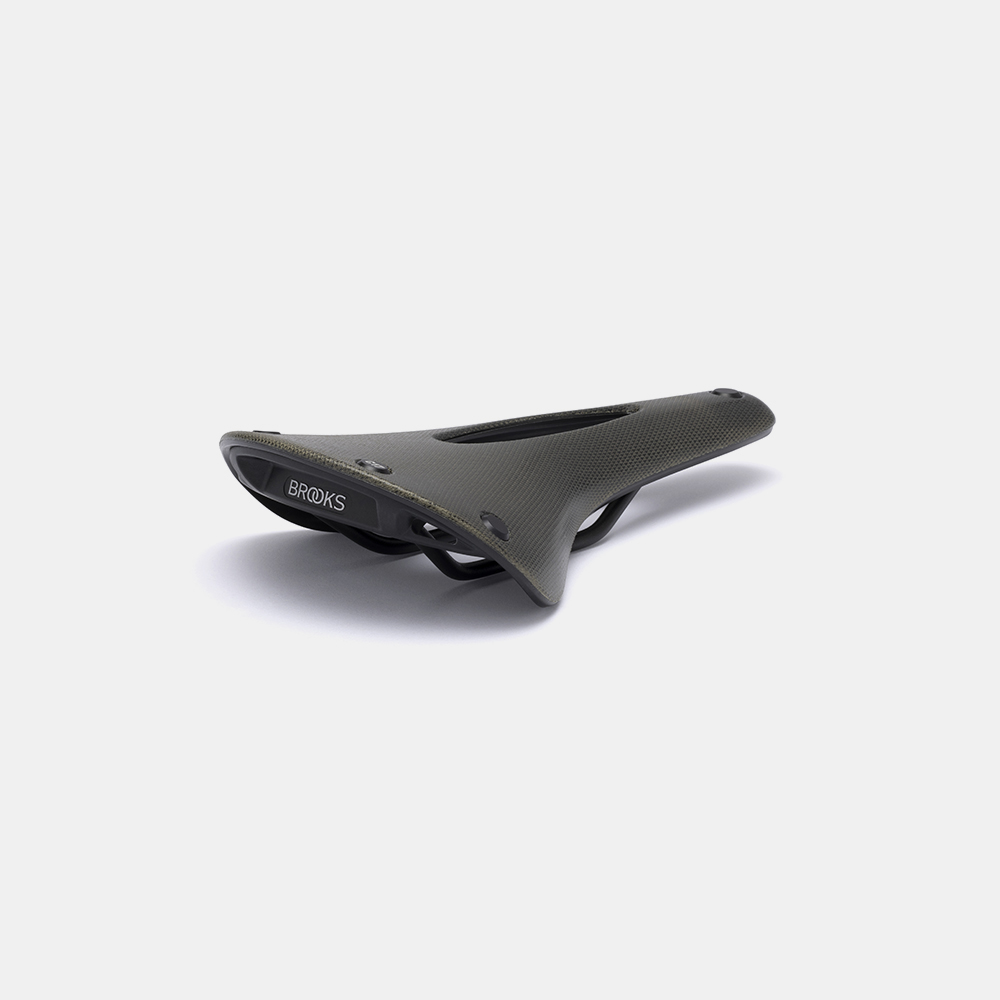 Brooks zadel C17 Carved Cambium Mud Green
