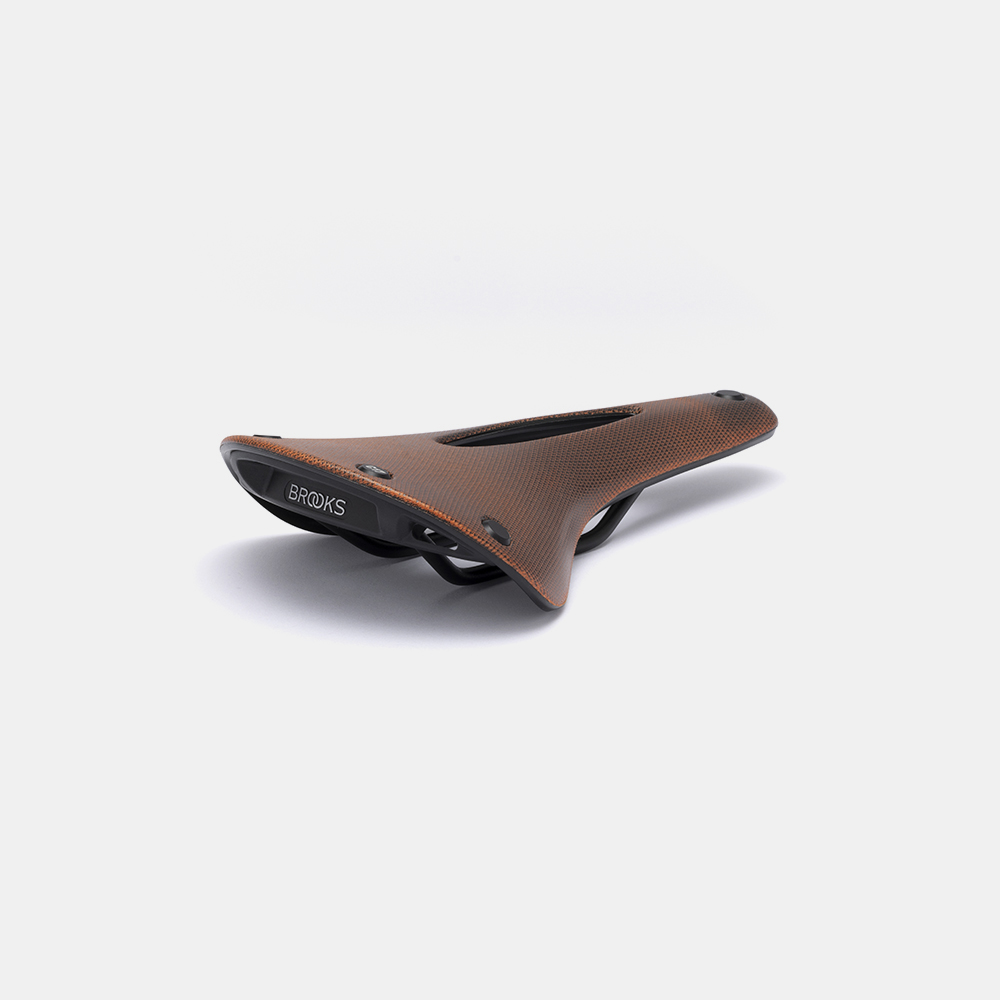 Brooks zadel C17 Carved Cambium Orange
